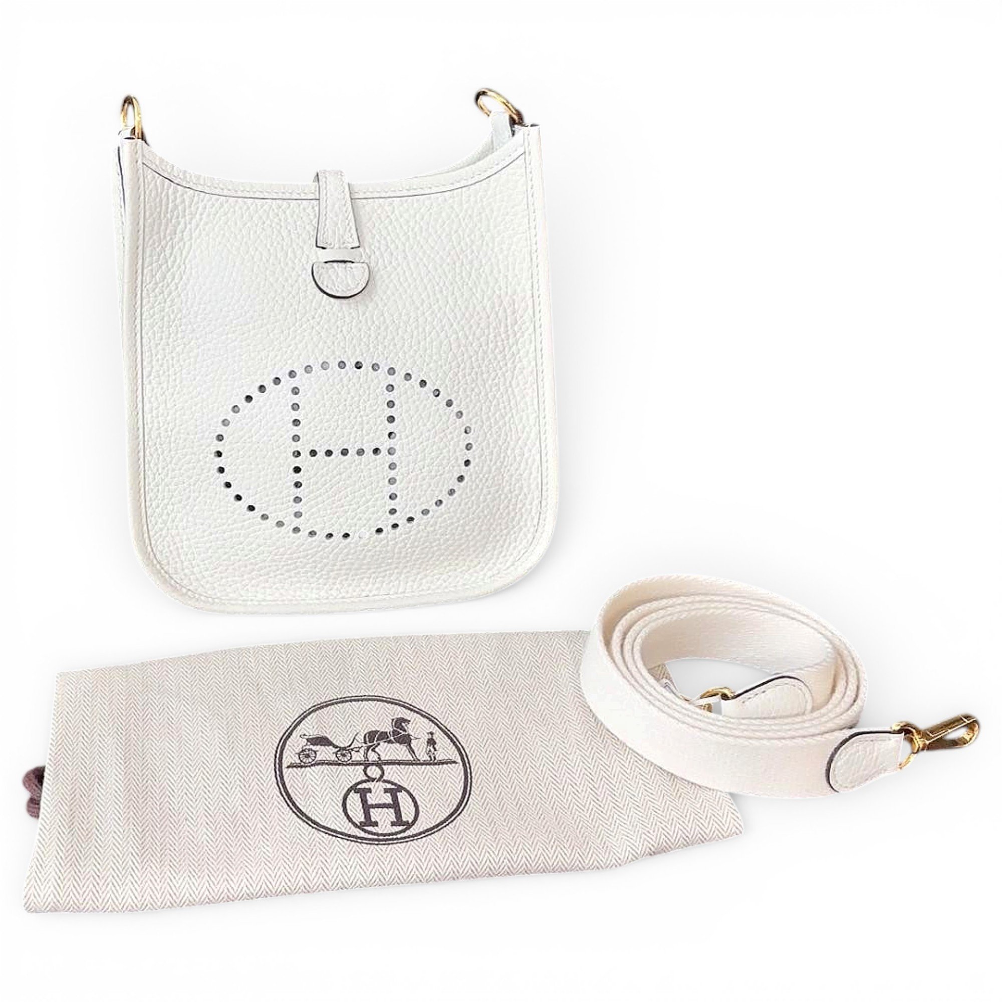 Mini Evelyne leather handbag