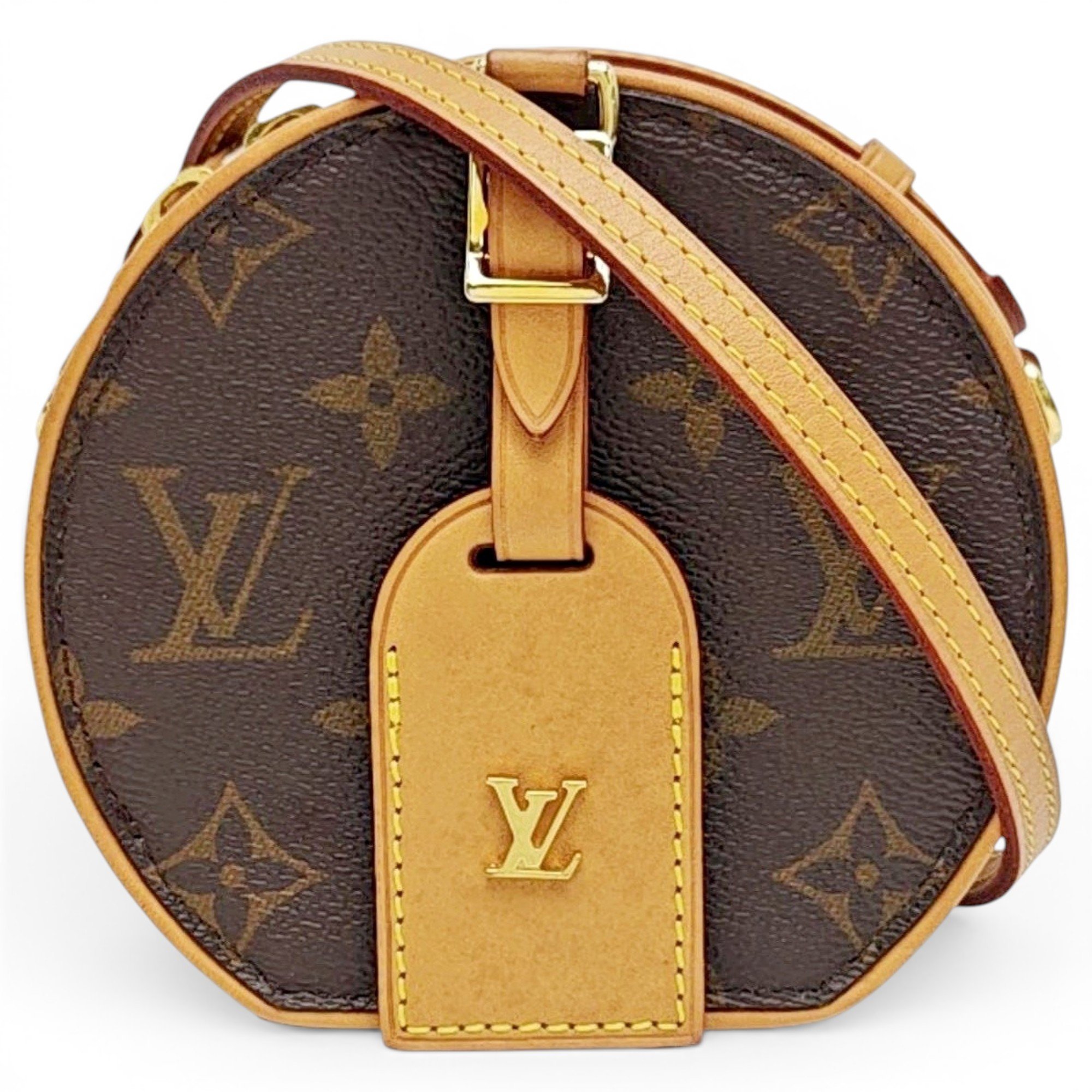 Micro boite chapeau leather handbag