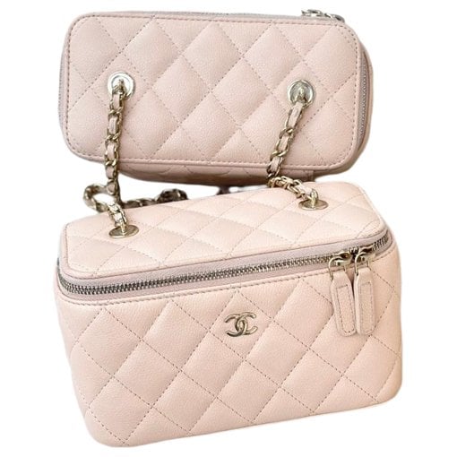 Vanity leather crossbody bag