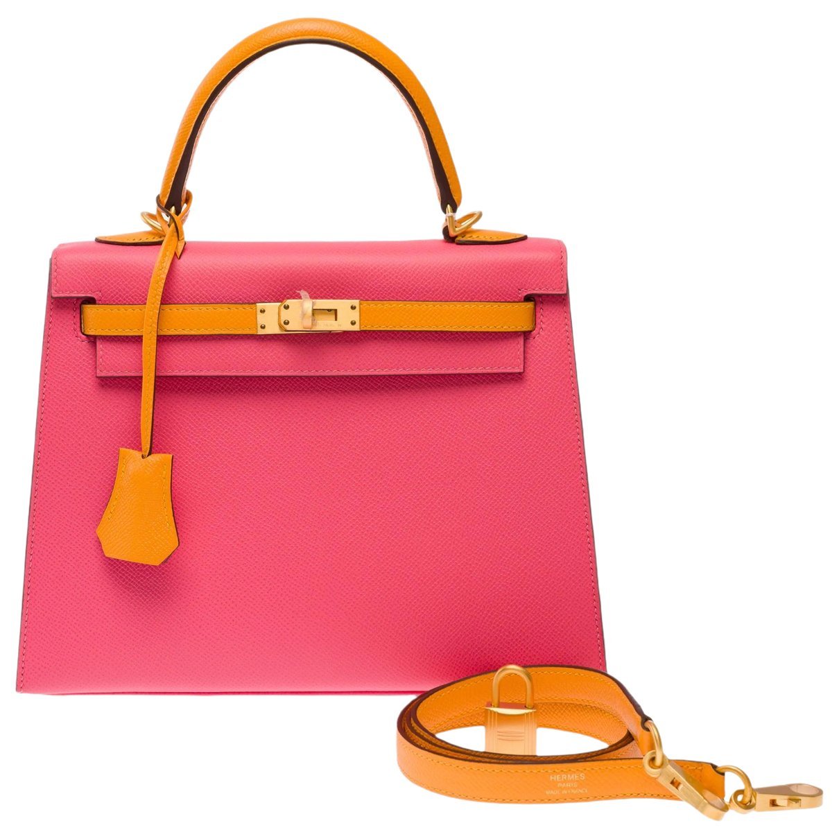 Kelly 25 leather handbag