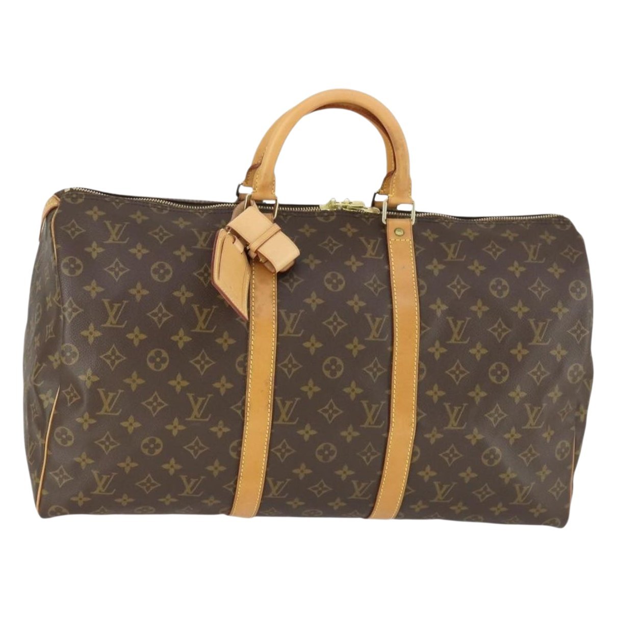 Louis Vuitton Keepall cloth travel bag
