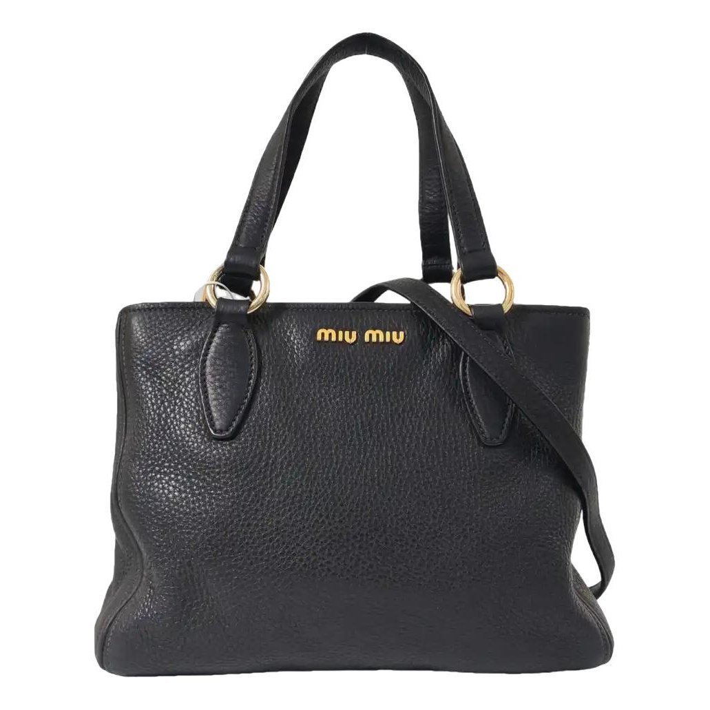 Madras leather handbag