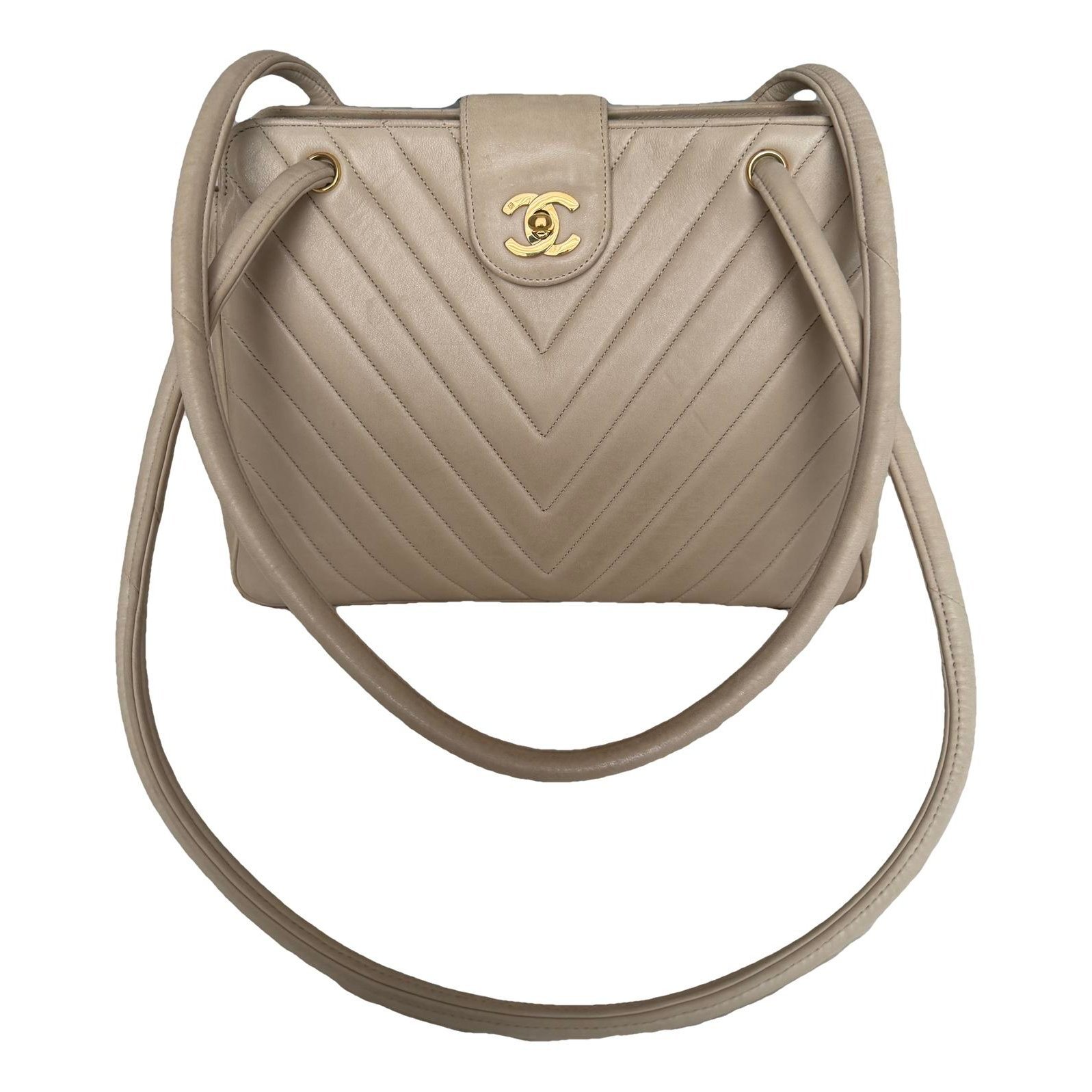 Leather handbag