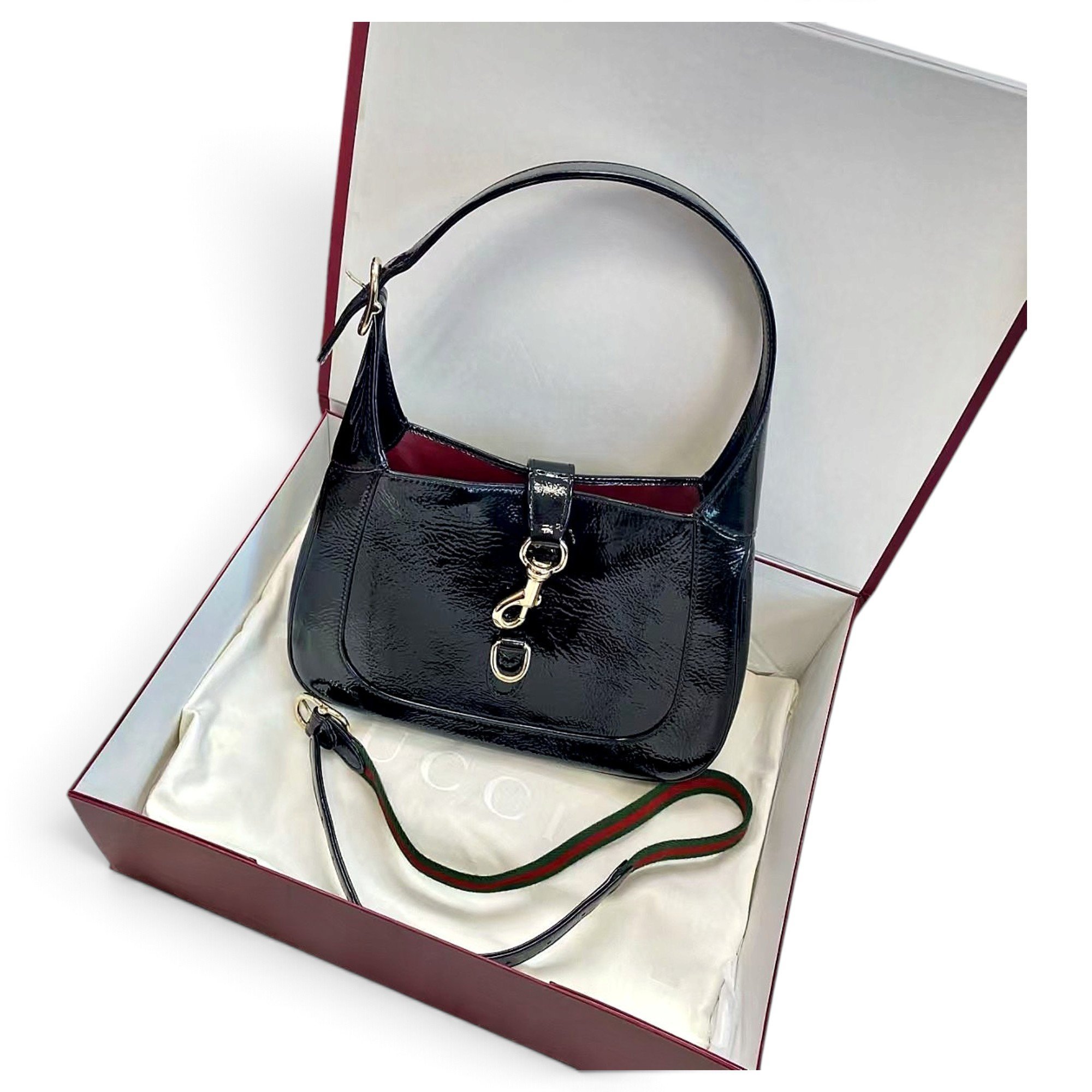 Jackie 1961 patent leather handbag