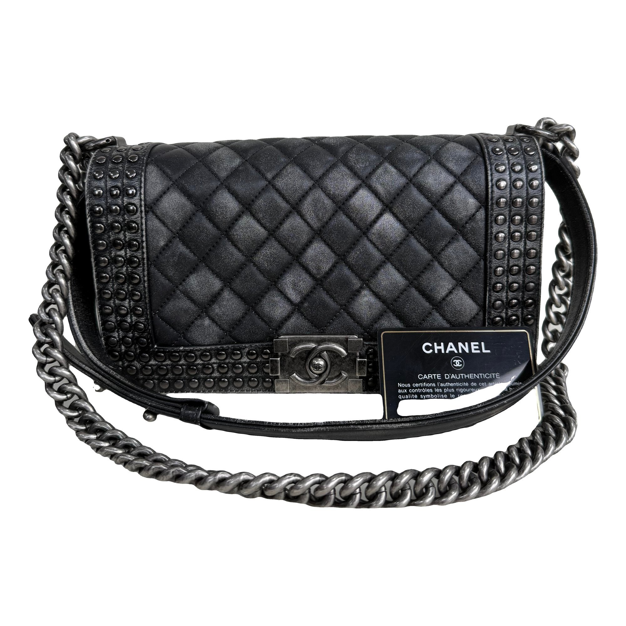 Boy leather handbag