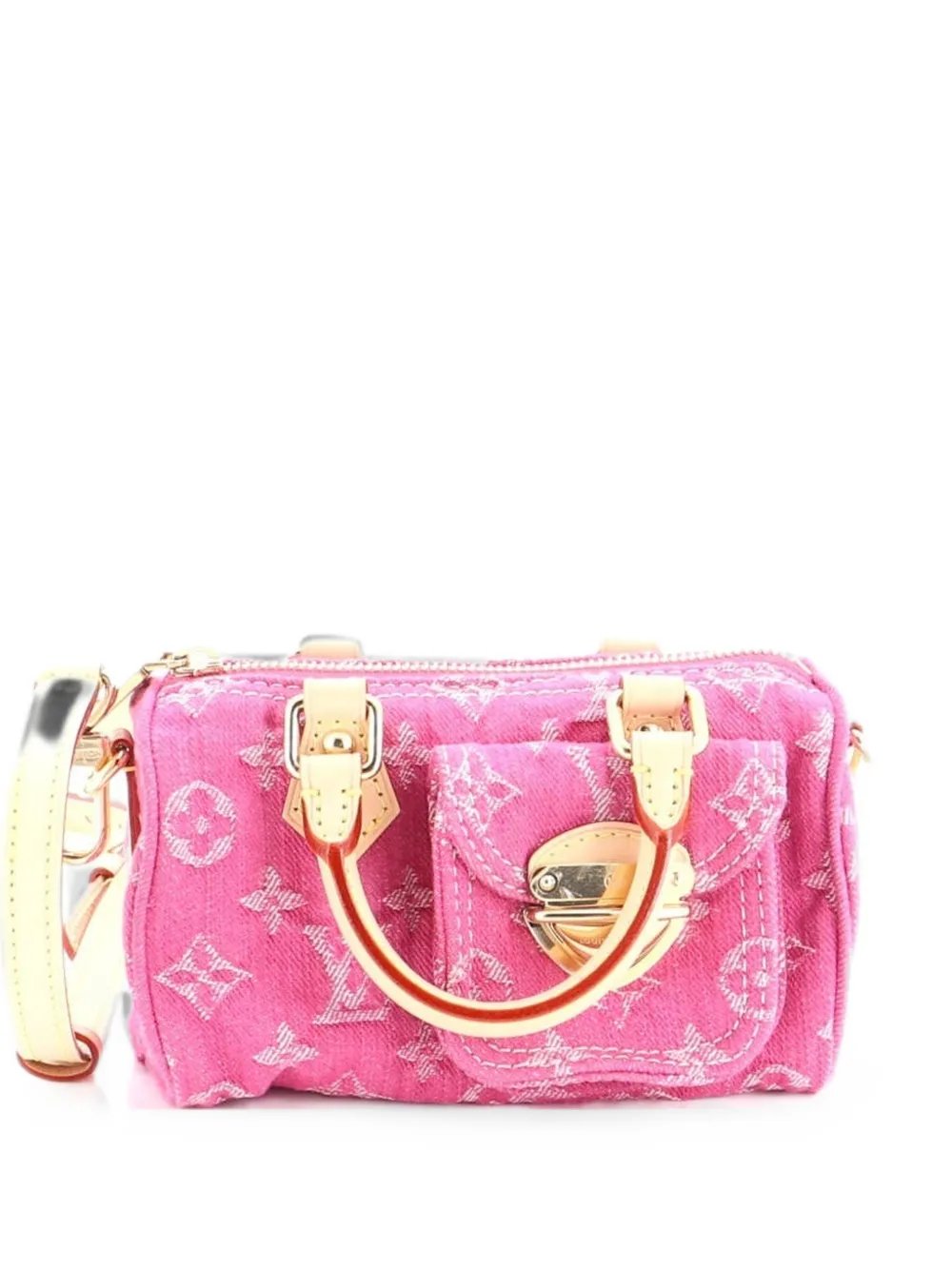Louis Vuitton Speedy Bandouliere NM Bag Monogram Denim Nano crossbody bag