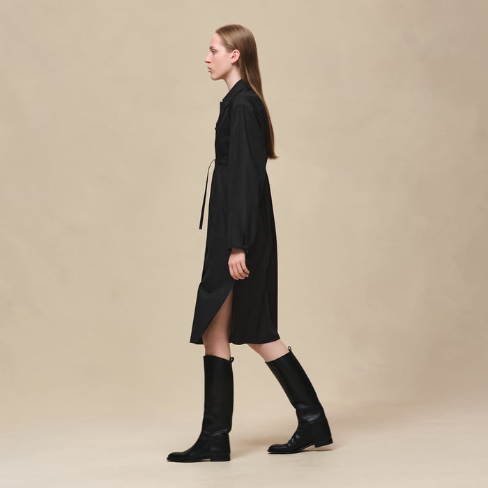 Noir "Mosaique" Shirt Dress