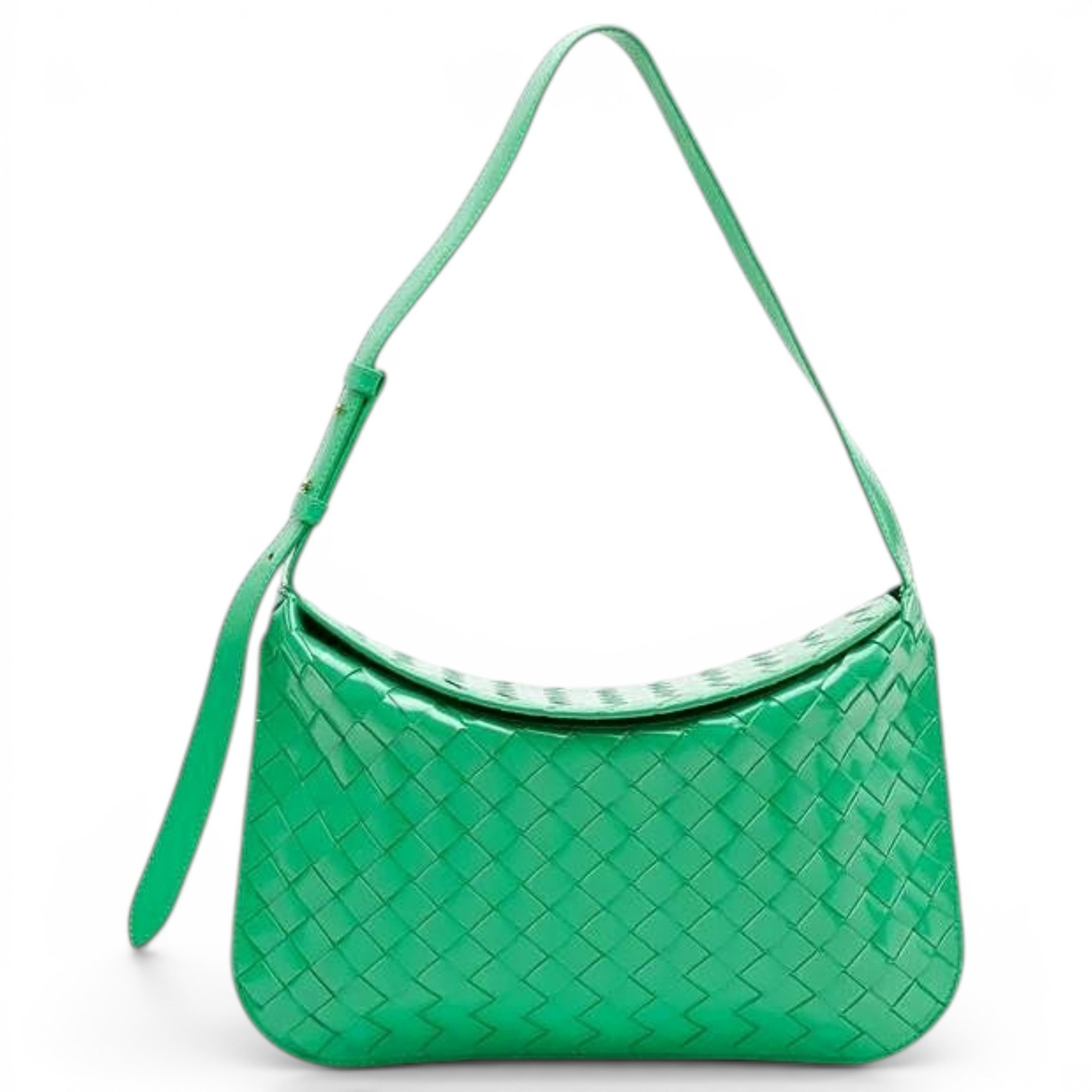 Patent leather handbag