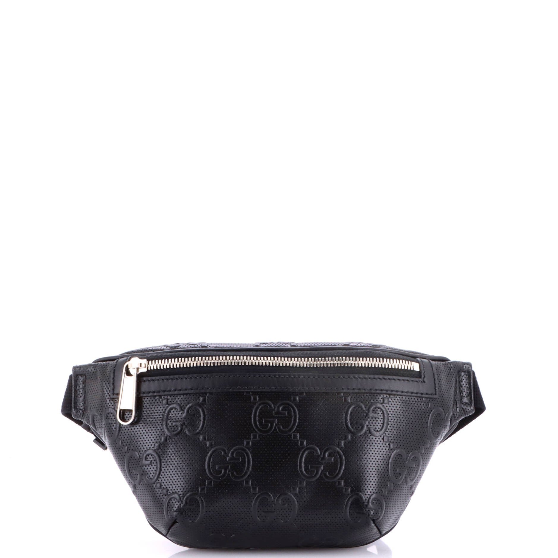 Belt Bag GG Embossed Perforated Leather Small