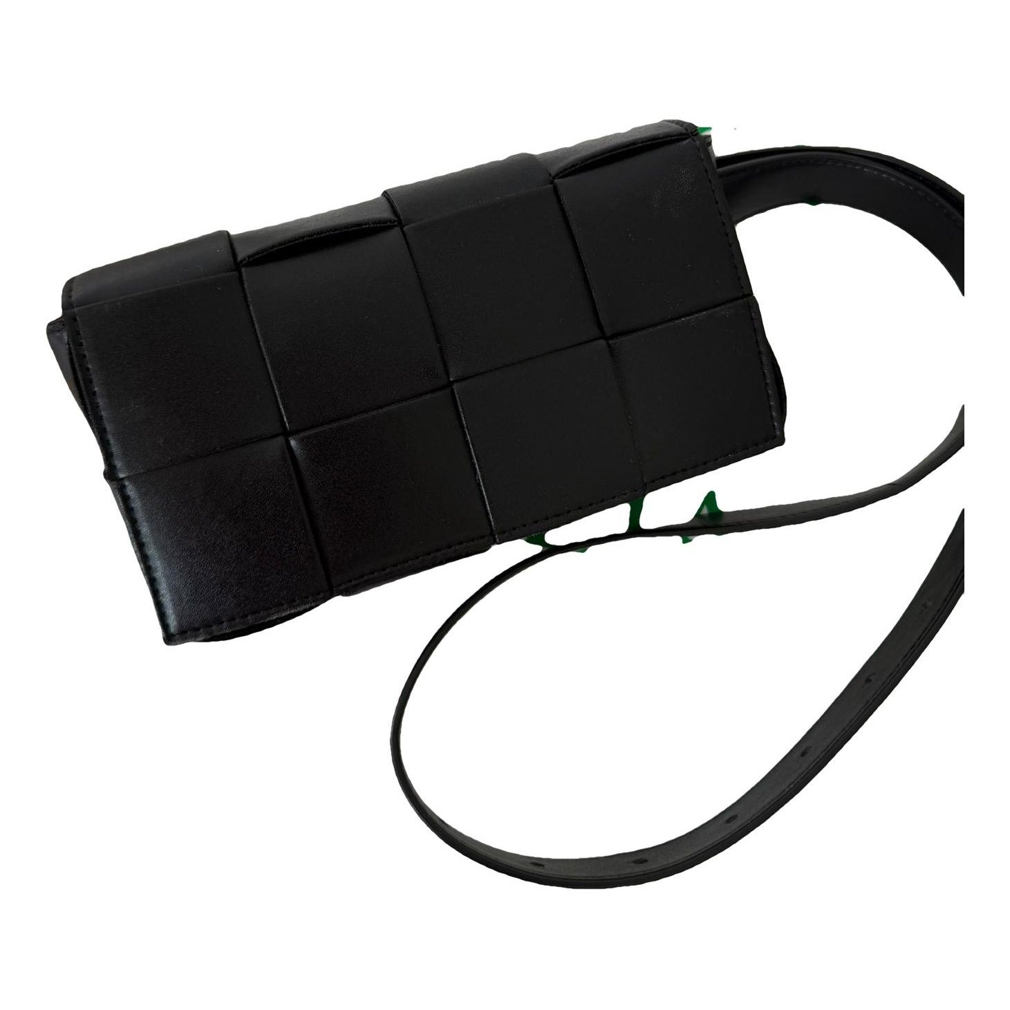 Cassette leather handbag