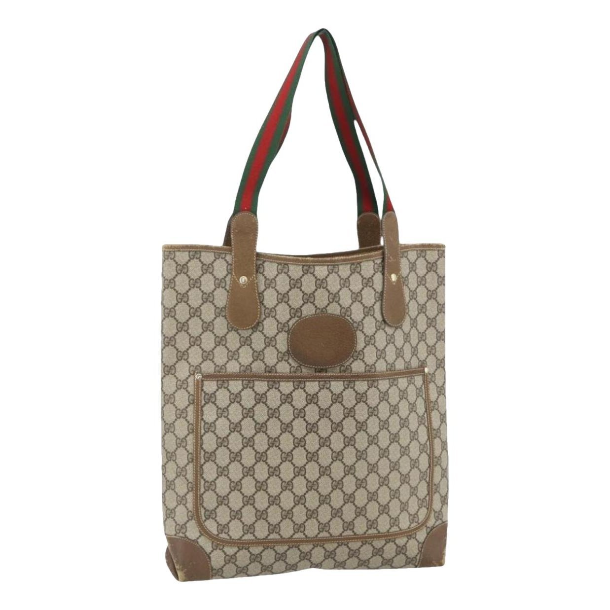 Leather tote