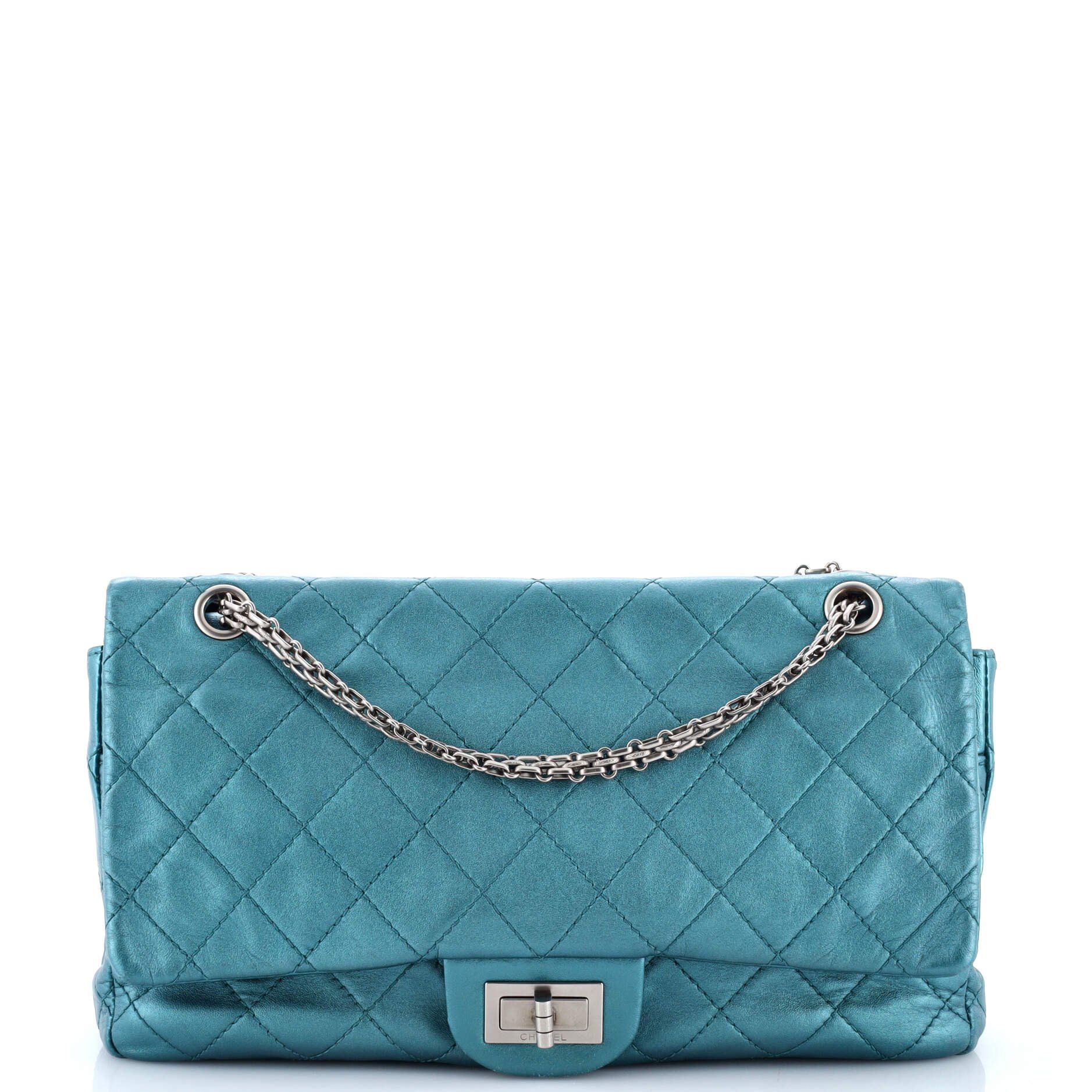 Chanel Reissue 2.55 Flap Bag Quilted Metallic Calfskin 227