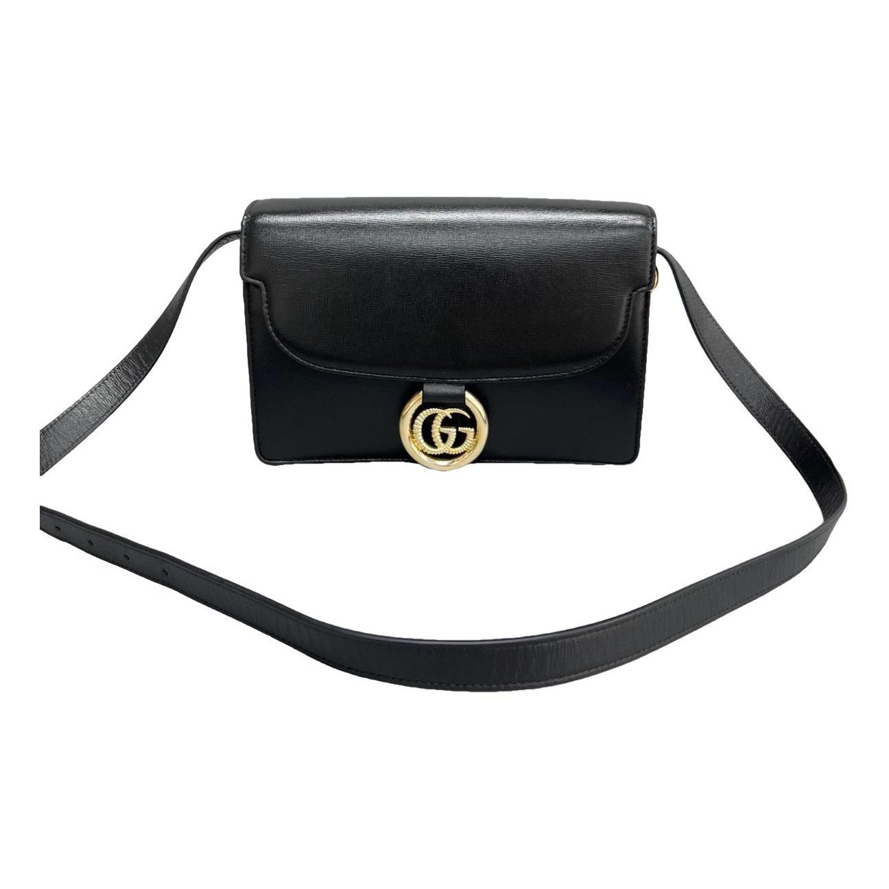 GG Ring leather handbag