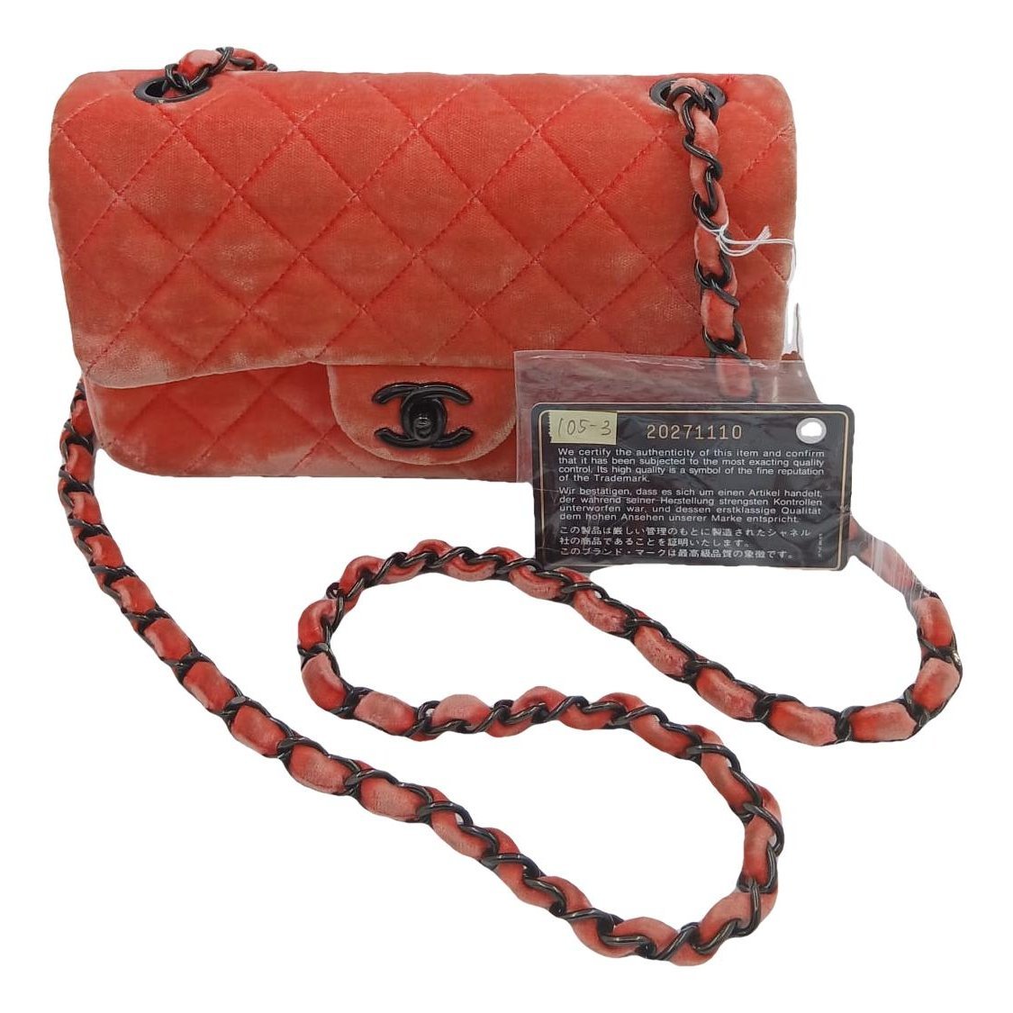 Timeless/Classique velvet handbag