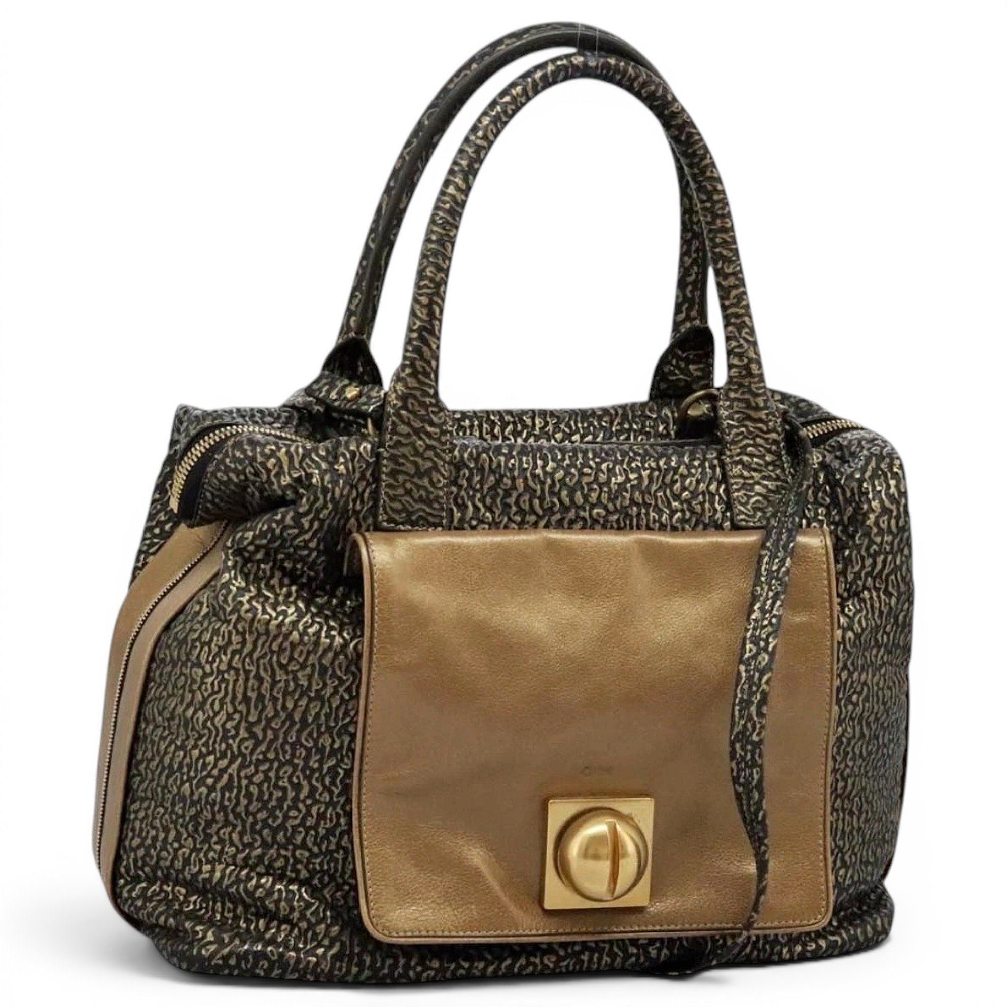 Leather handbag