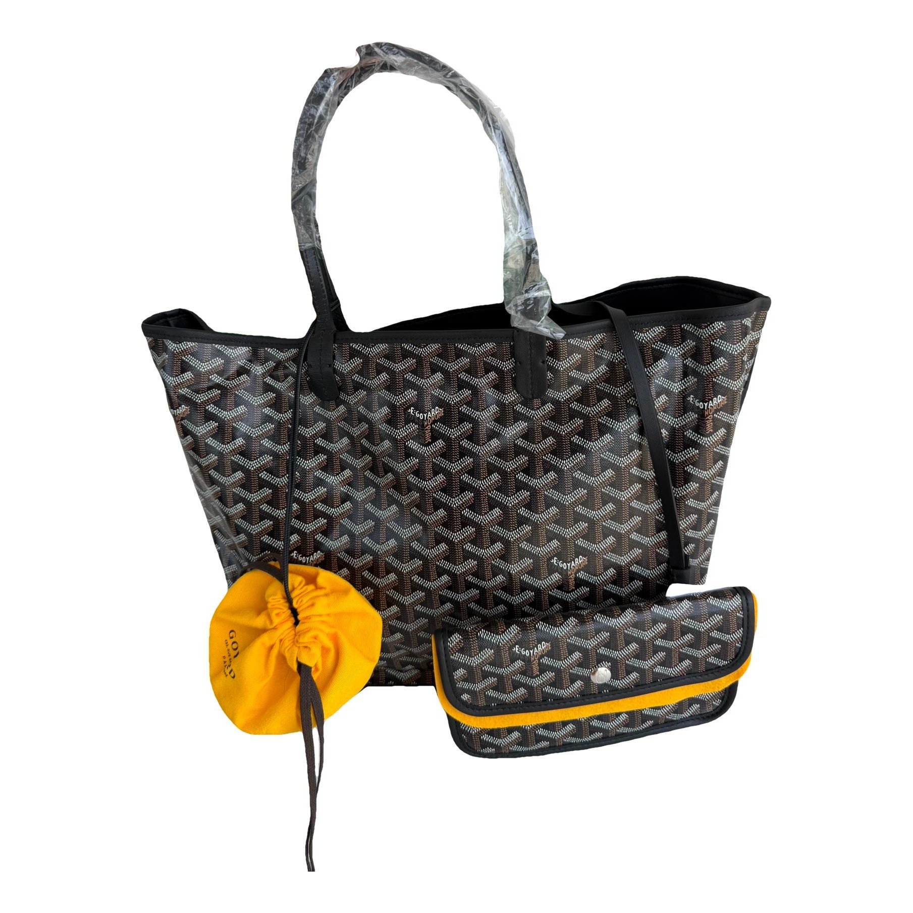Goyard Anjou leather handbag