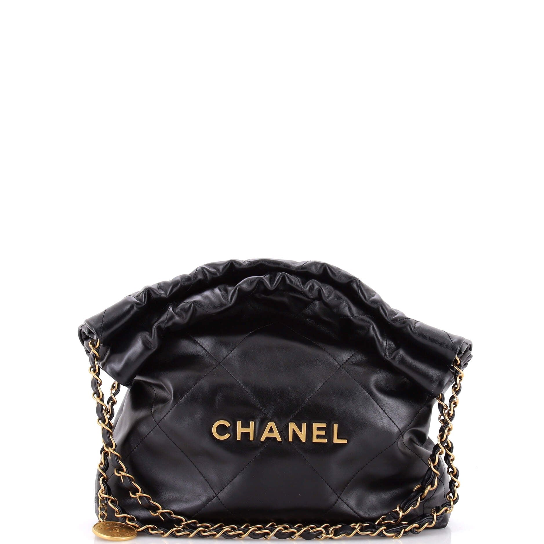22 Chain Hobo Quilted Calfskin Small