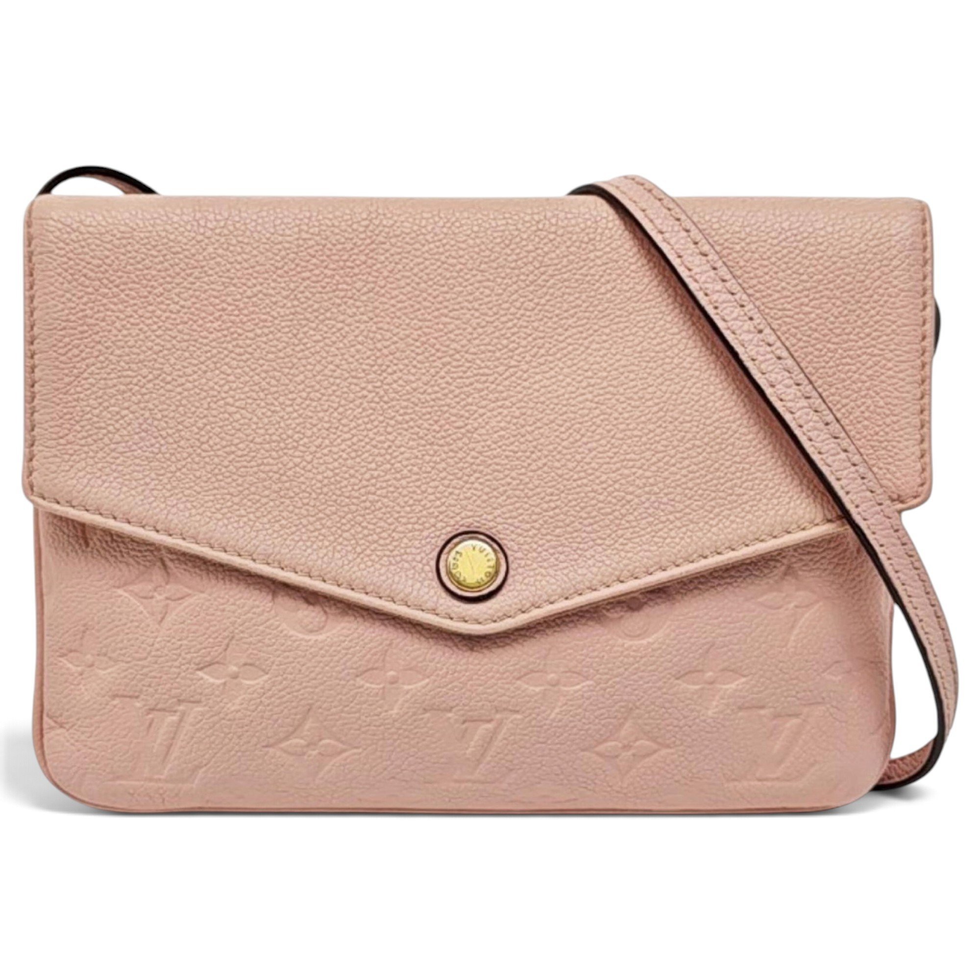 Twice leather handbag