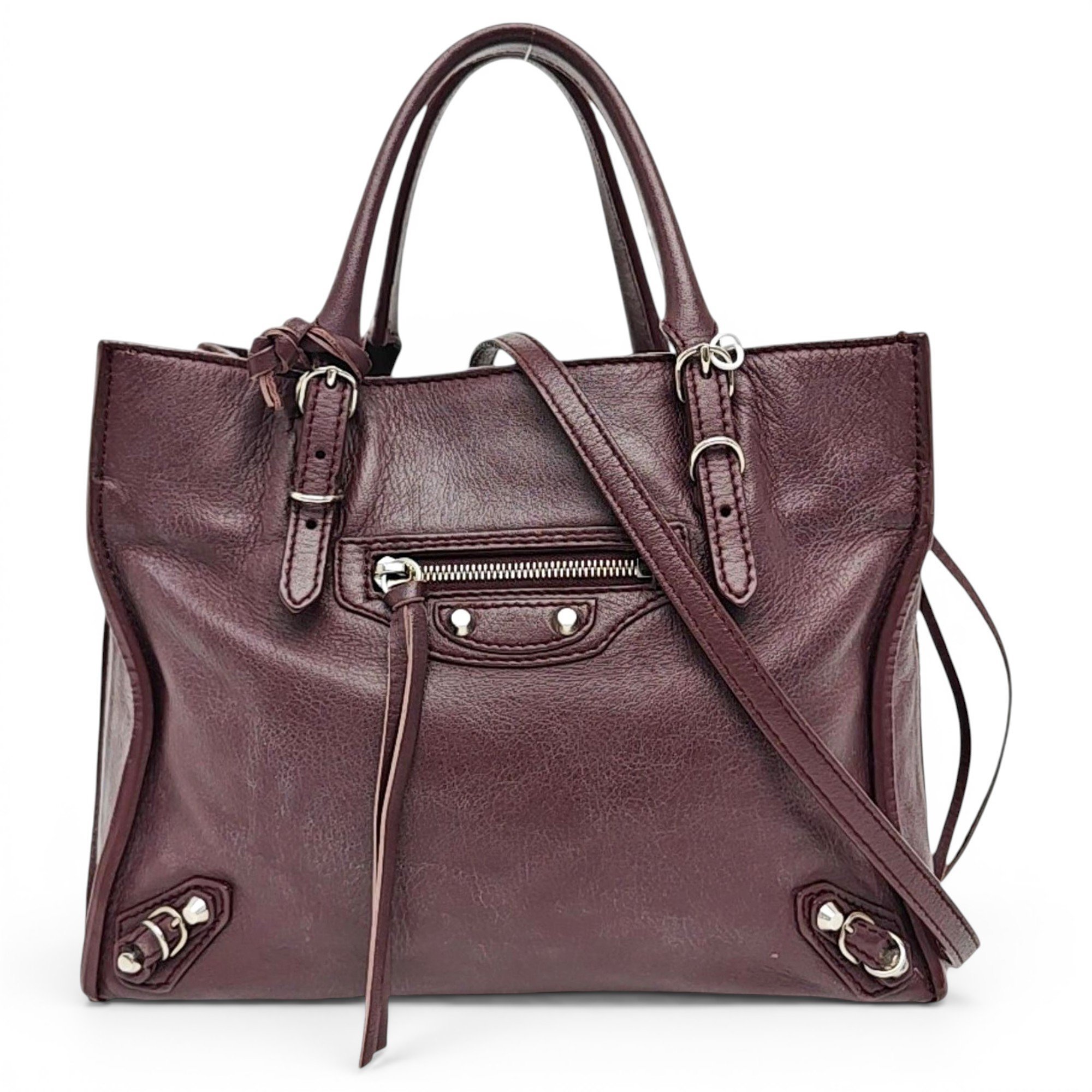 Balenciaga Papier leather handbag