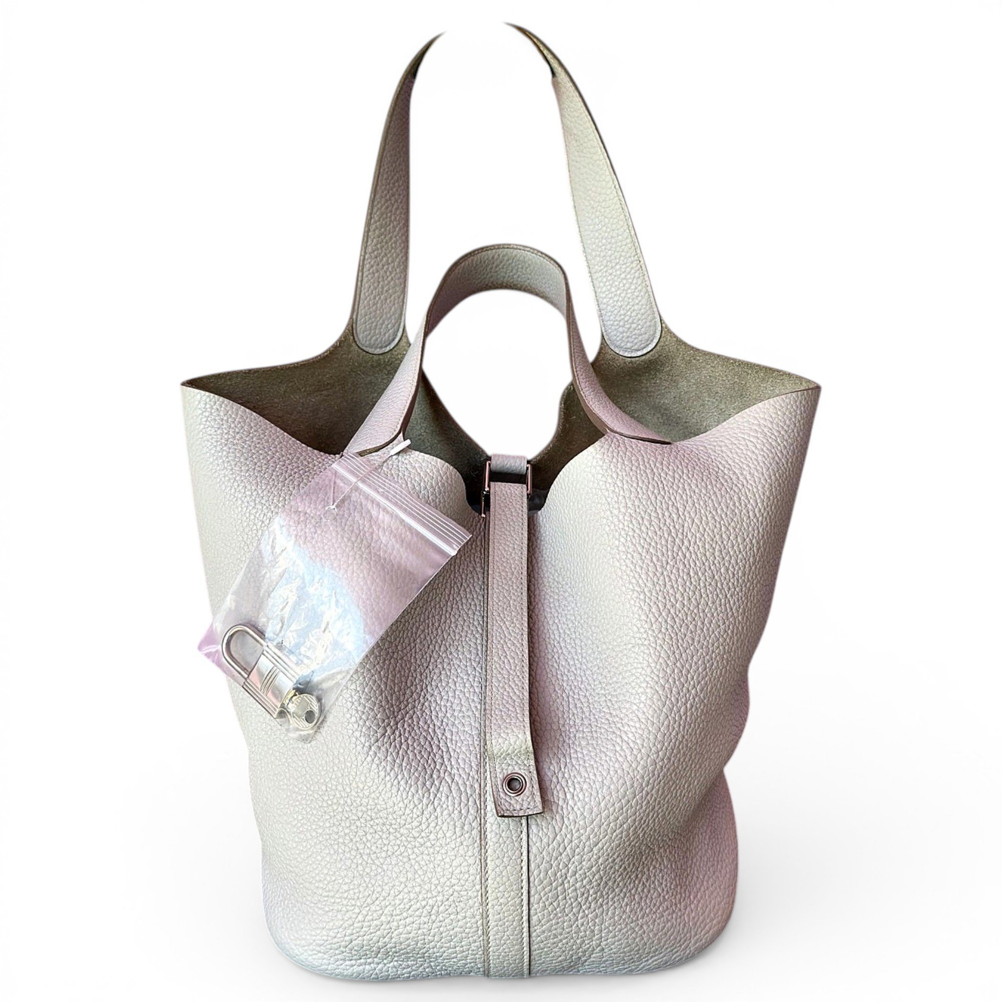 Picotin leather handbag