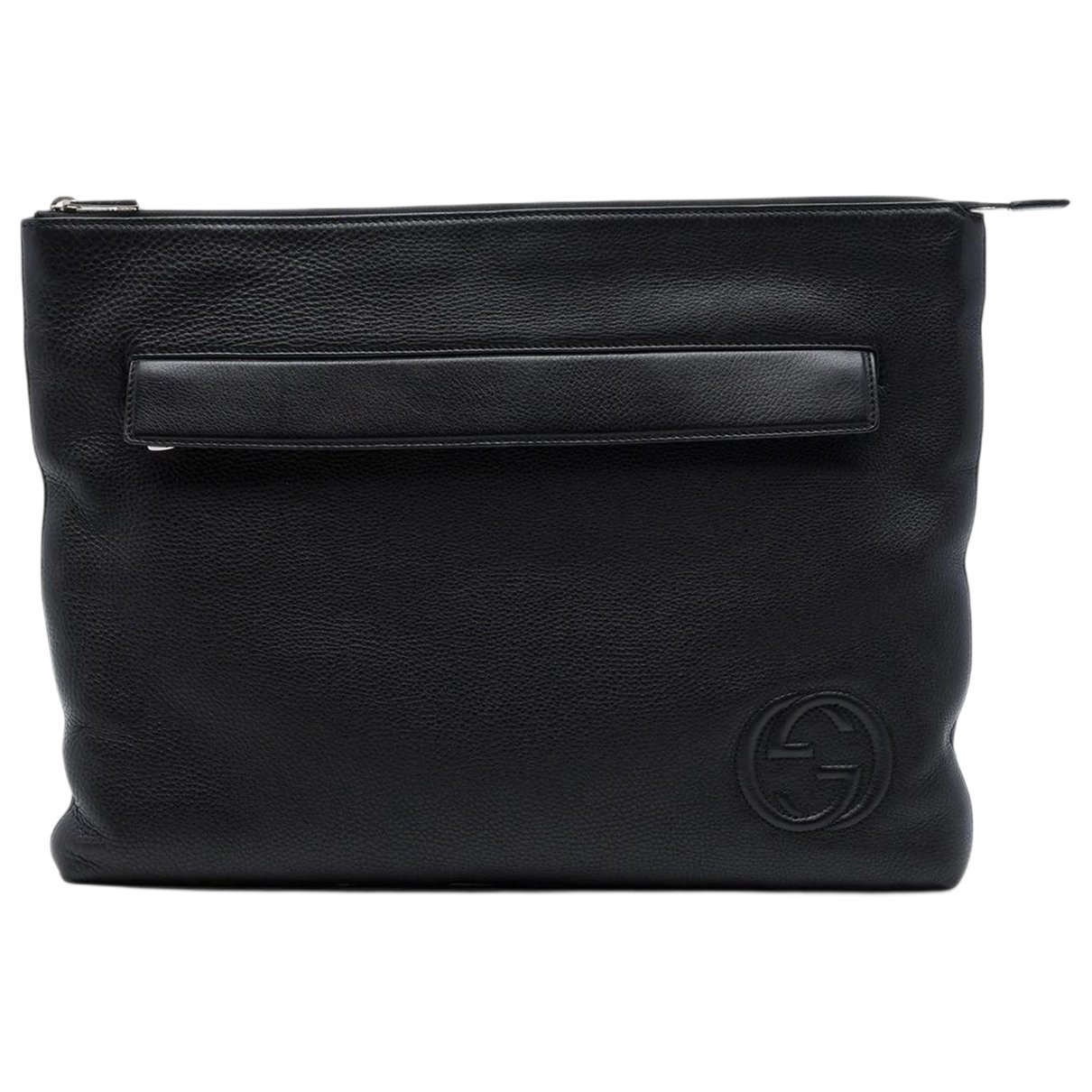 Soho leather clutch bag