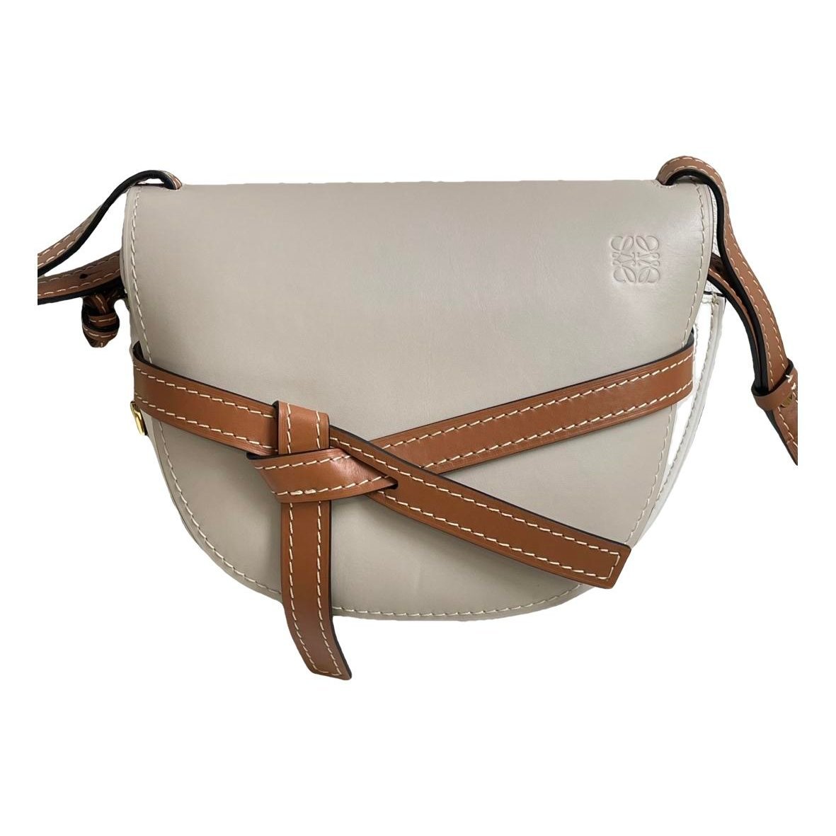 Gate leather crossbody bag