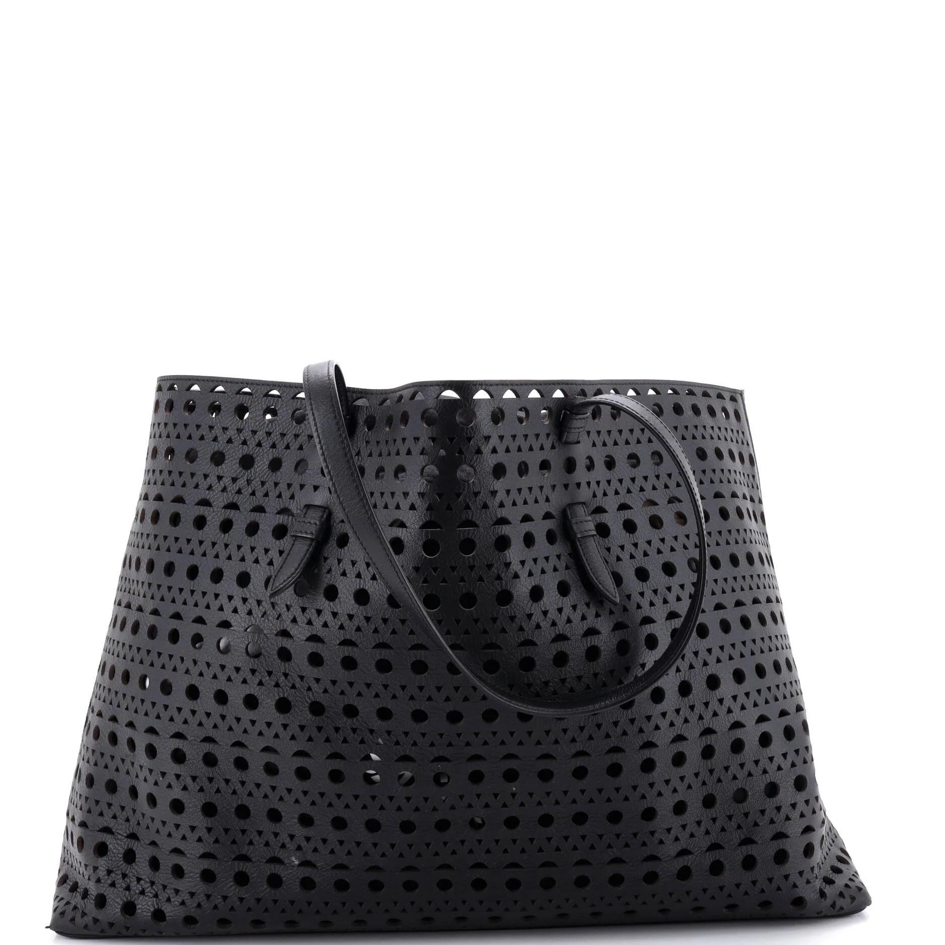 Leather tote