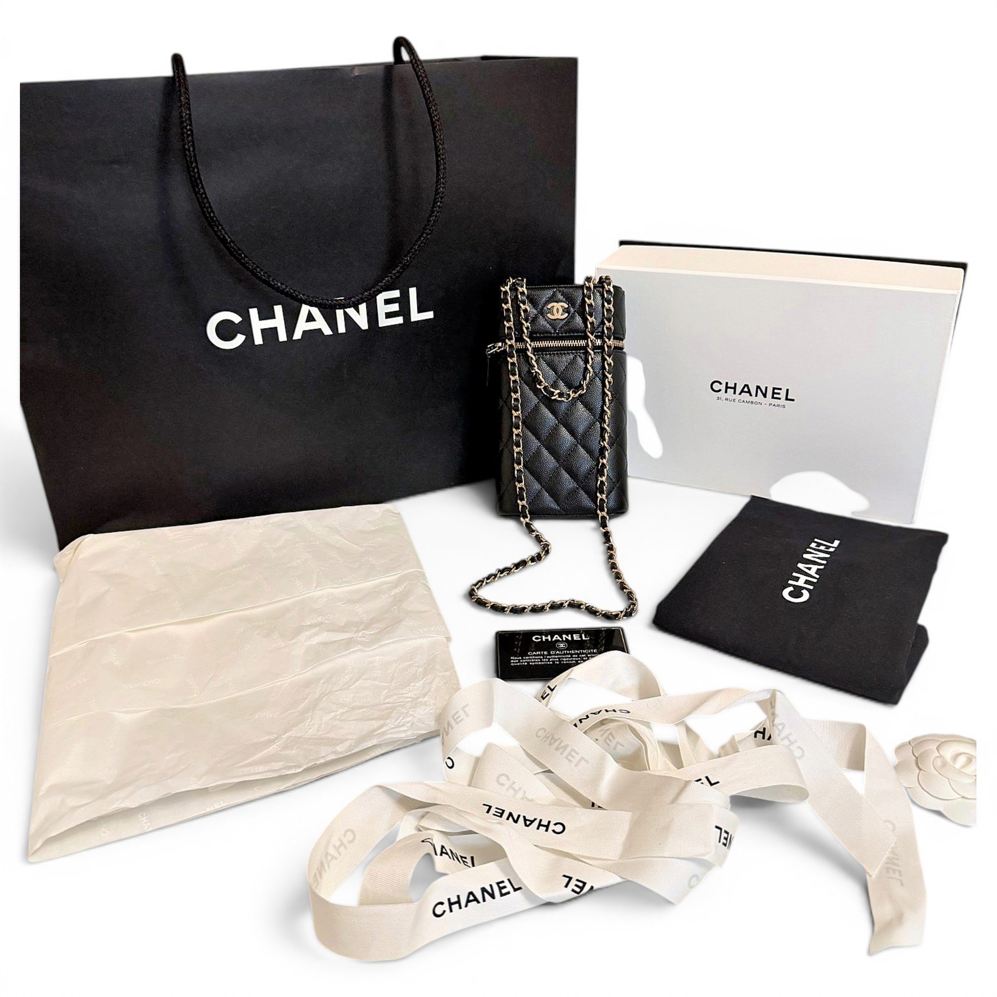 Vanity leather mini bag