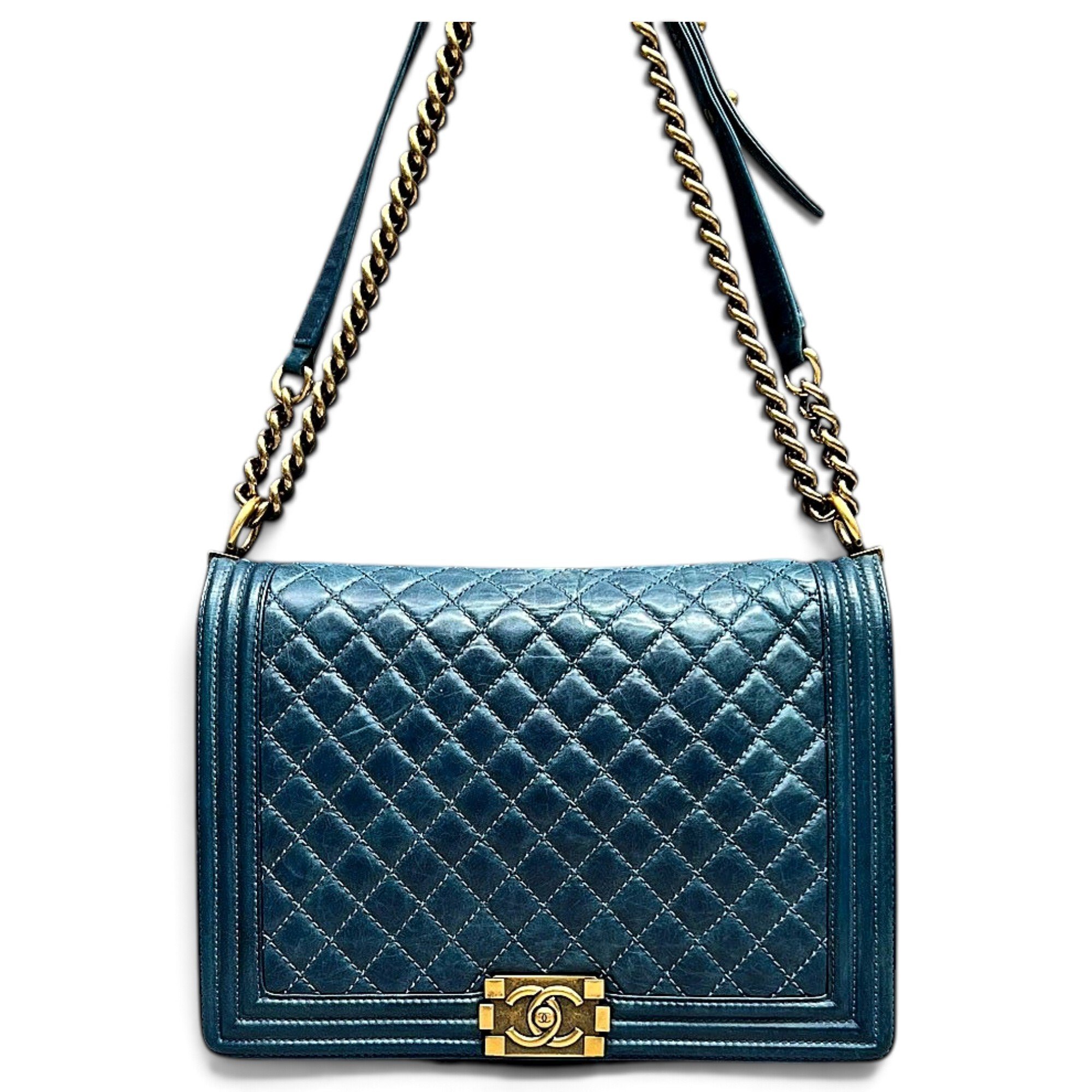 Boy leather crossbody bag
