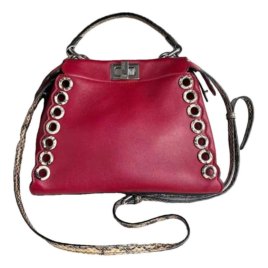 Peekaboo leather crossbody bag