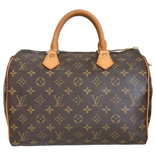 Speedy leather handbag
