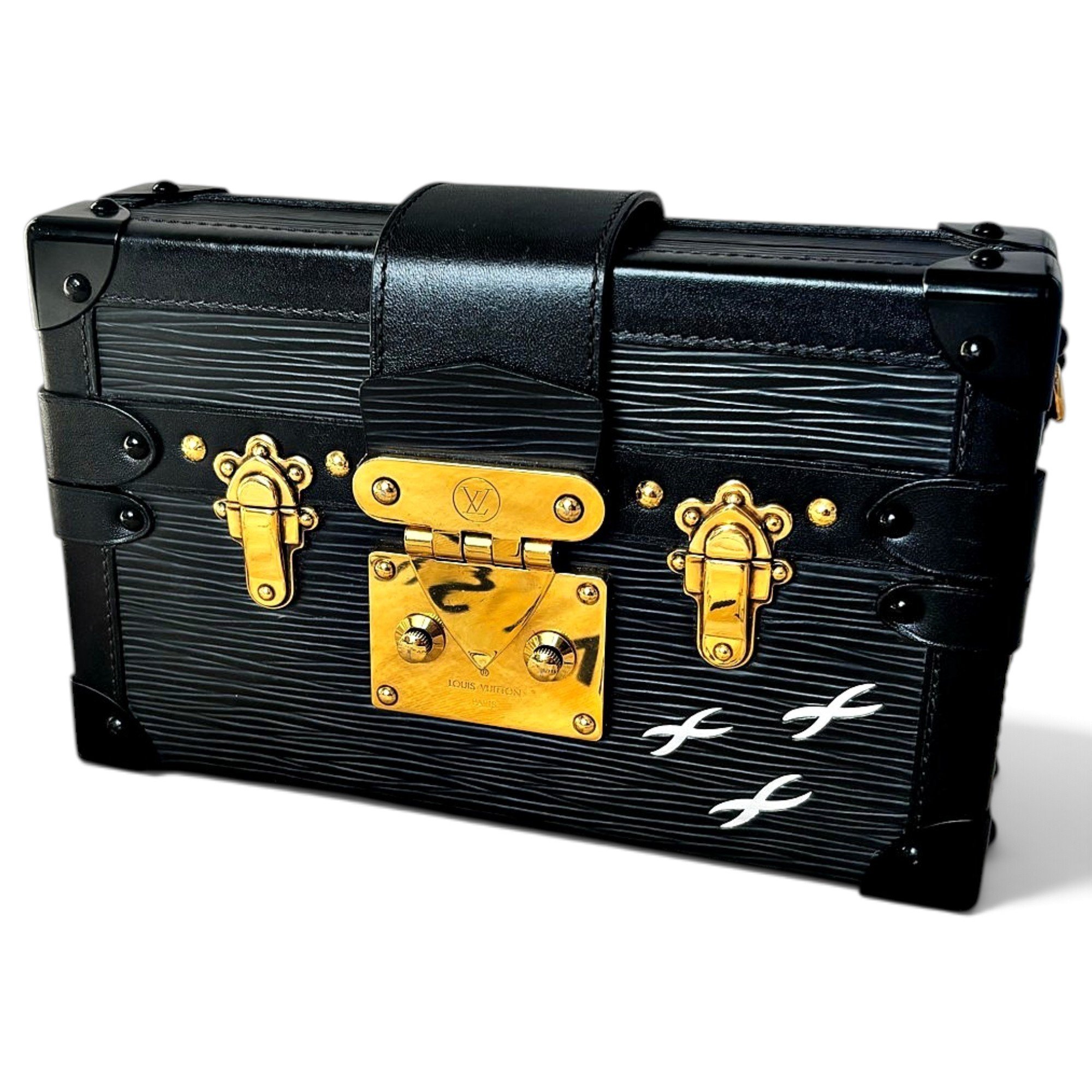 Louis Vuitton Petite Malle leather crossbody bag