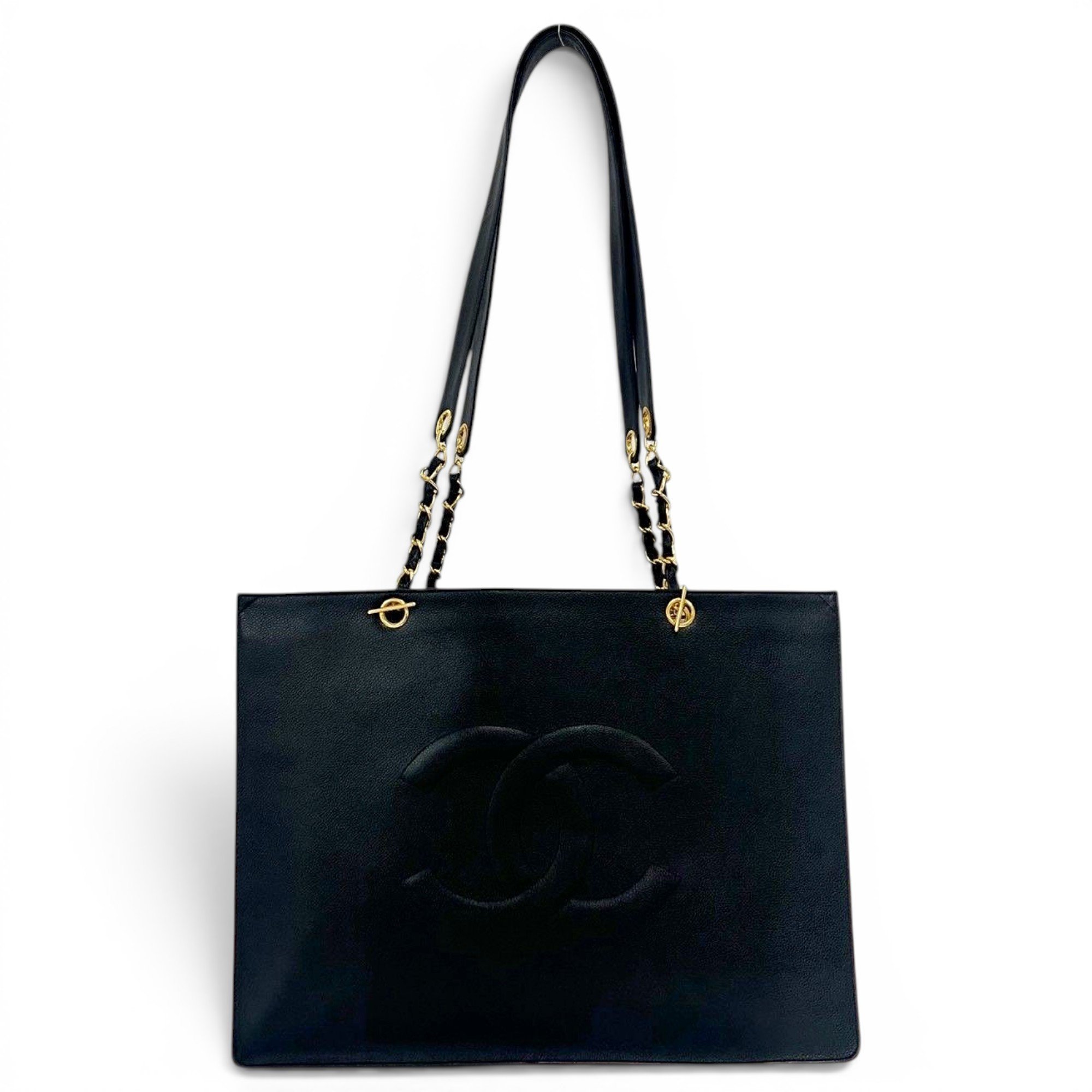 Leather tote
