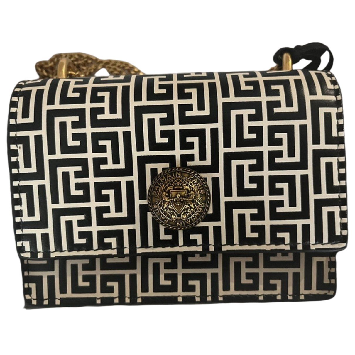 Leather clutch bag