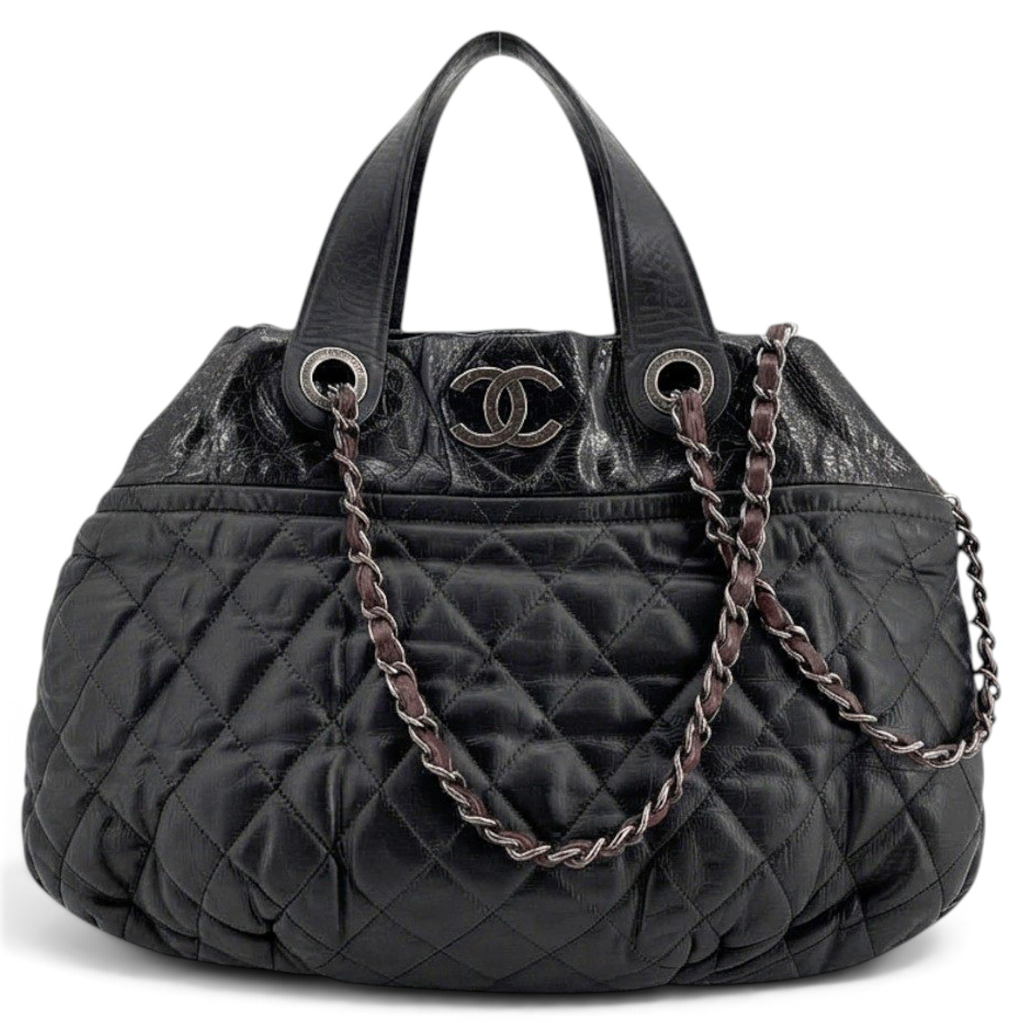Leather tote