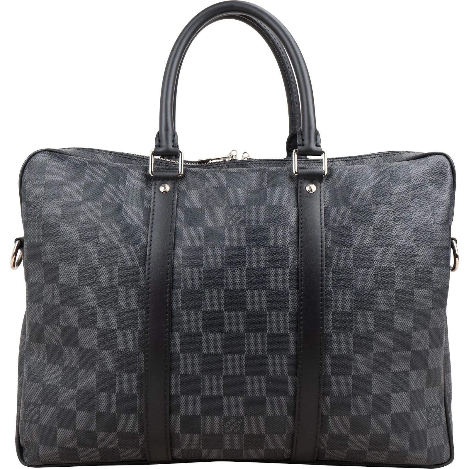 Porte Documents Voyage leather handbag