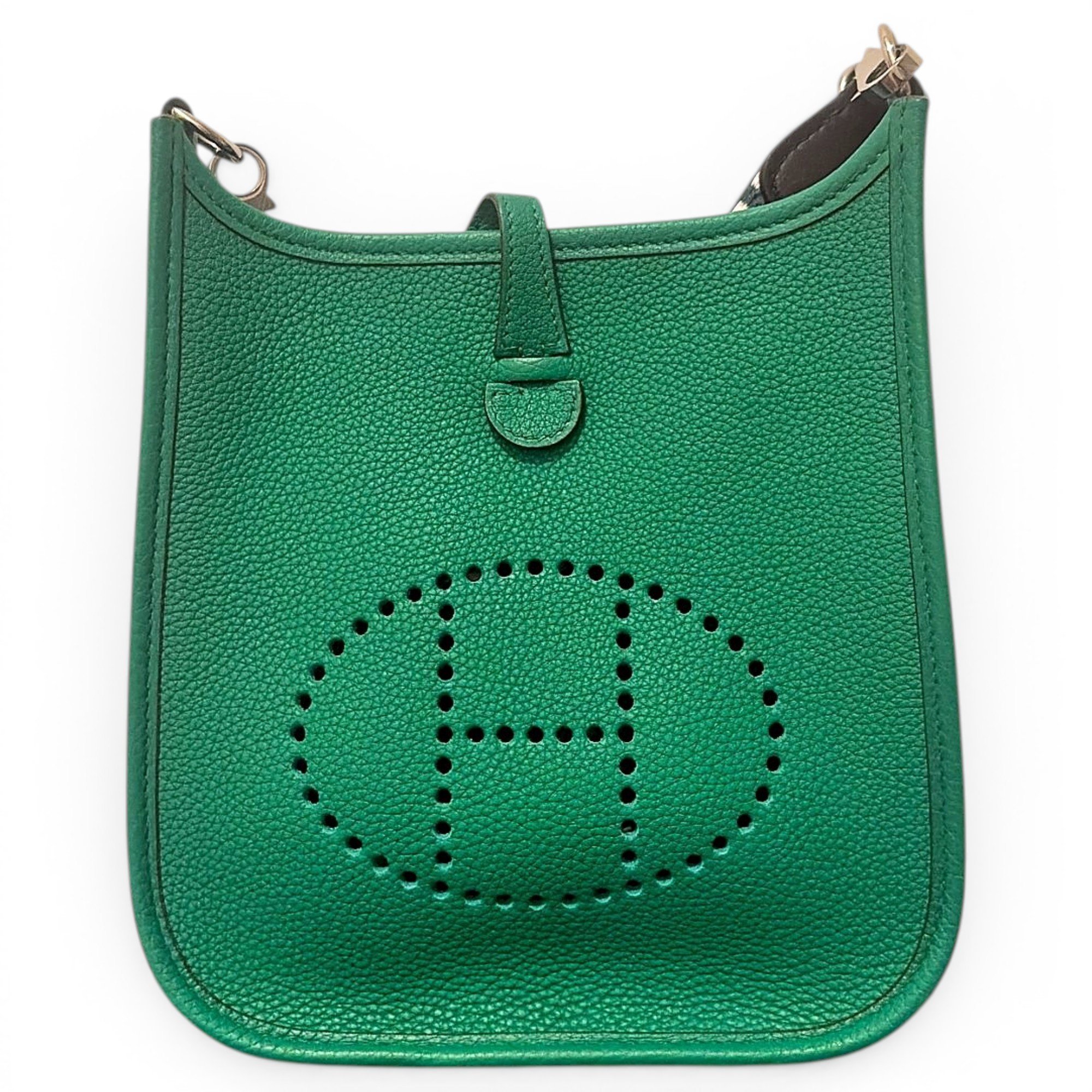 Hermes Evelyne Handbag Vert Jade
