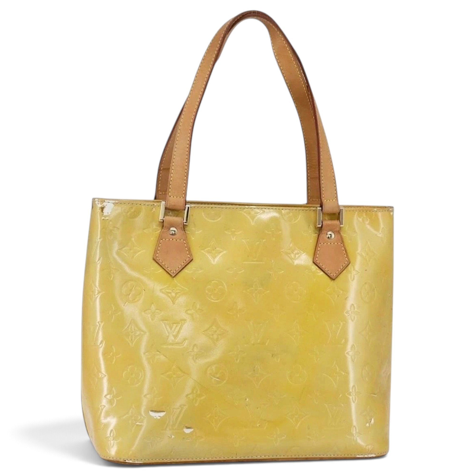 Patent leather handbag
