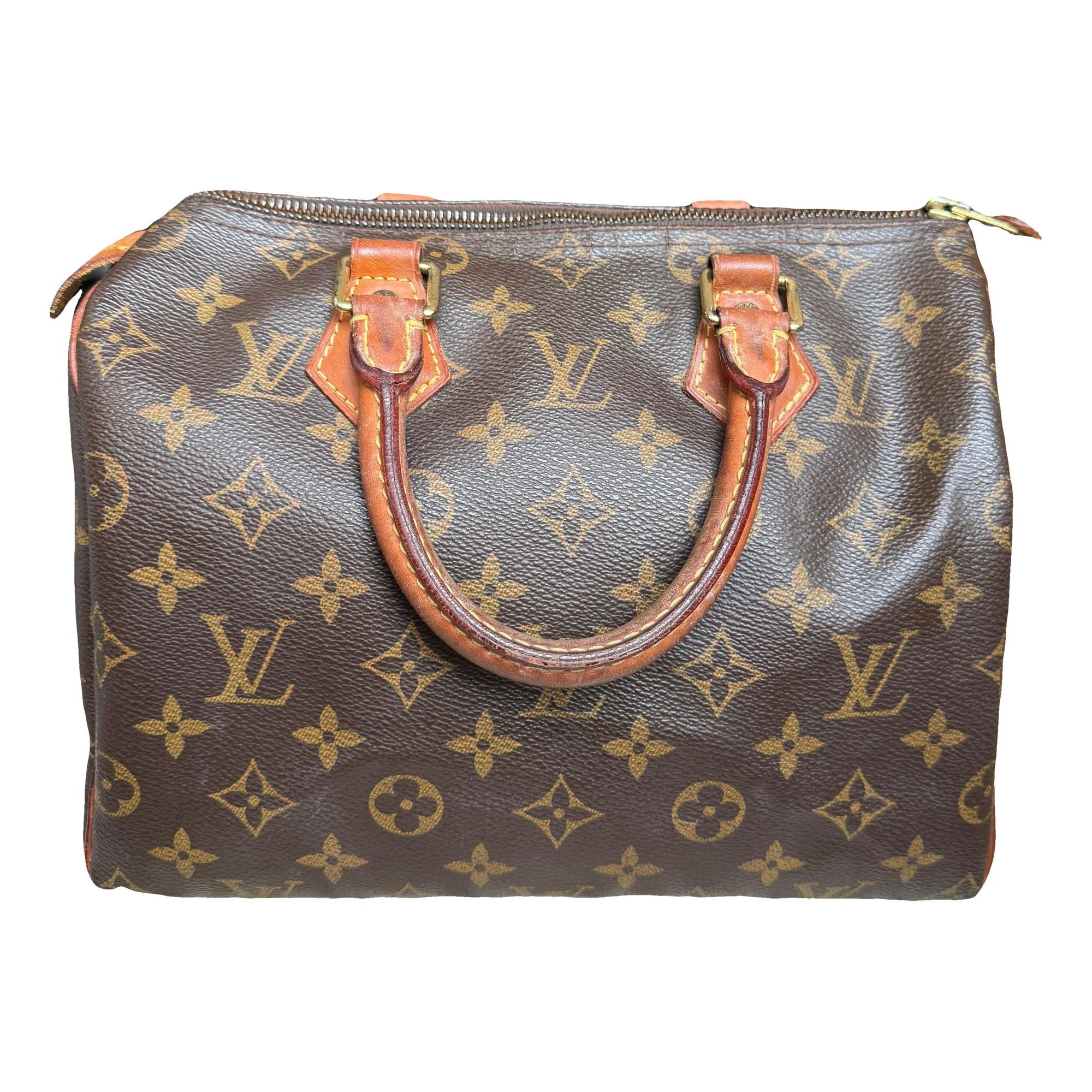 Speedy leather handbag