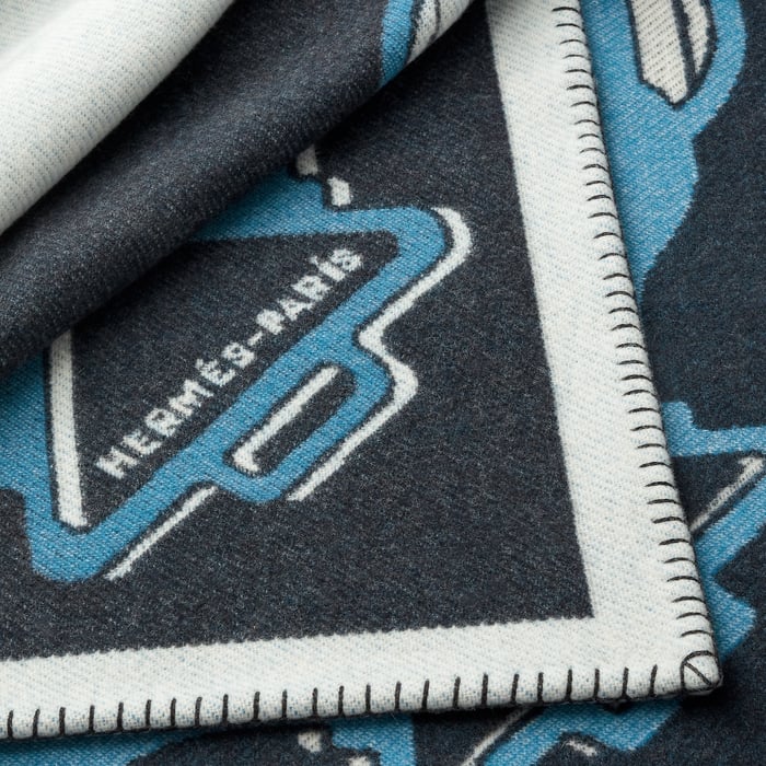 Indigo Tatersale Blanket