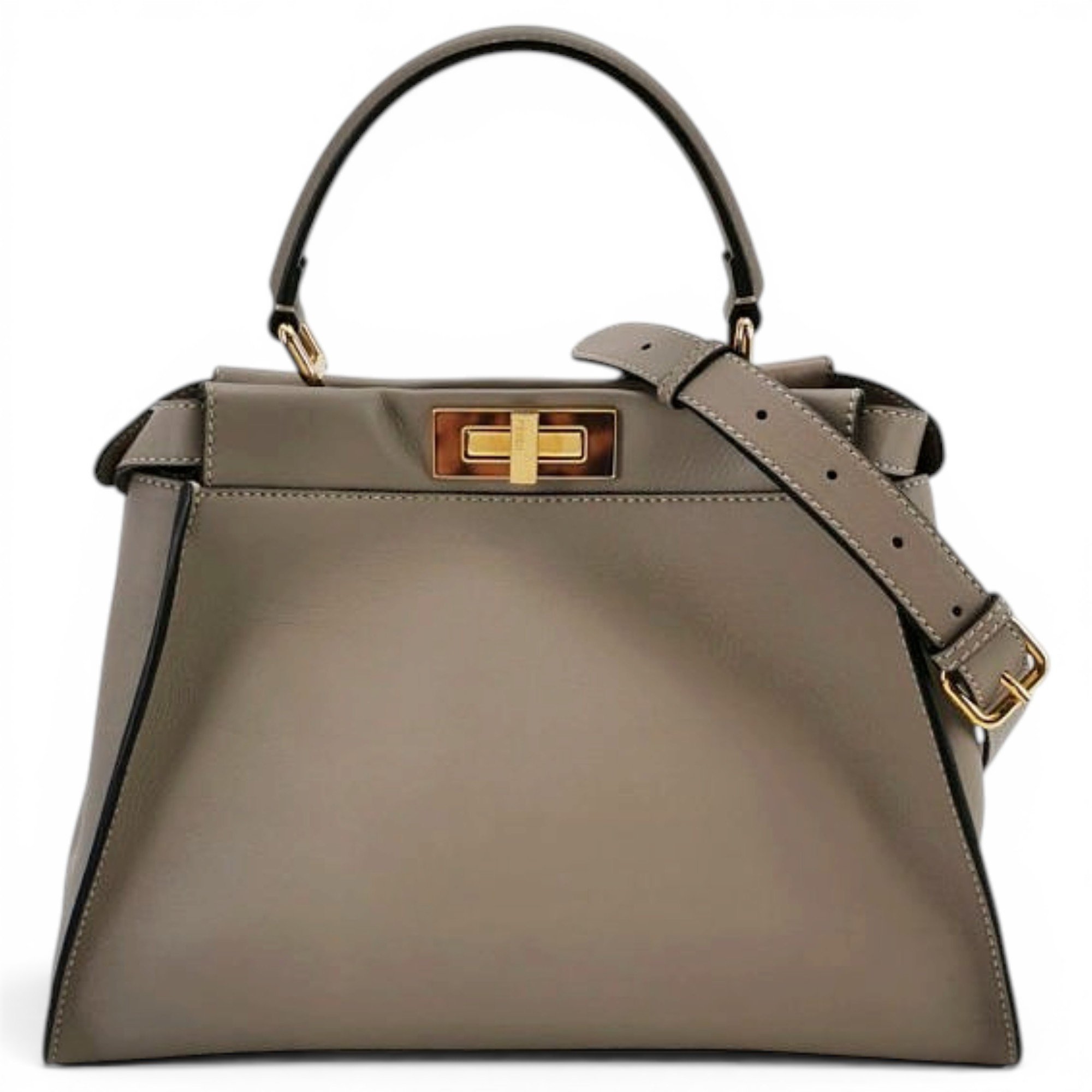 Fendi Peekaboo leather handbag