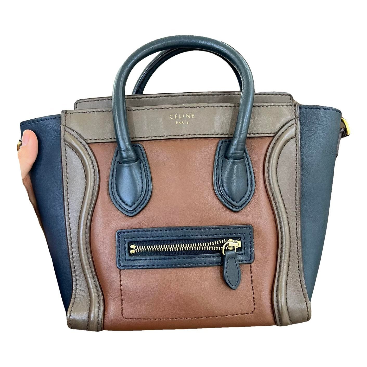 Nano Luggage leather handbag