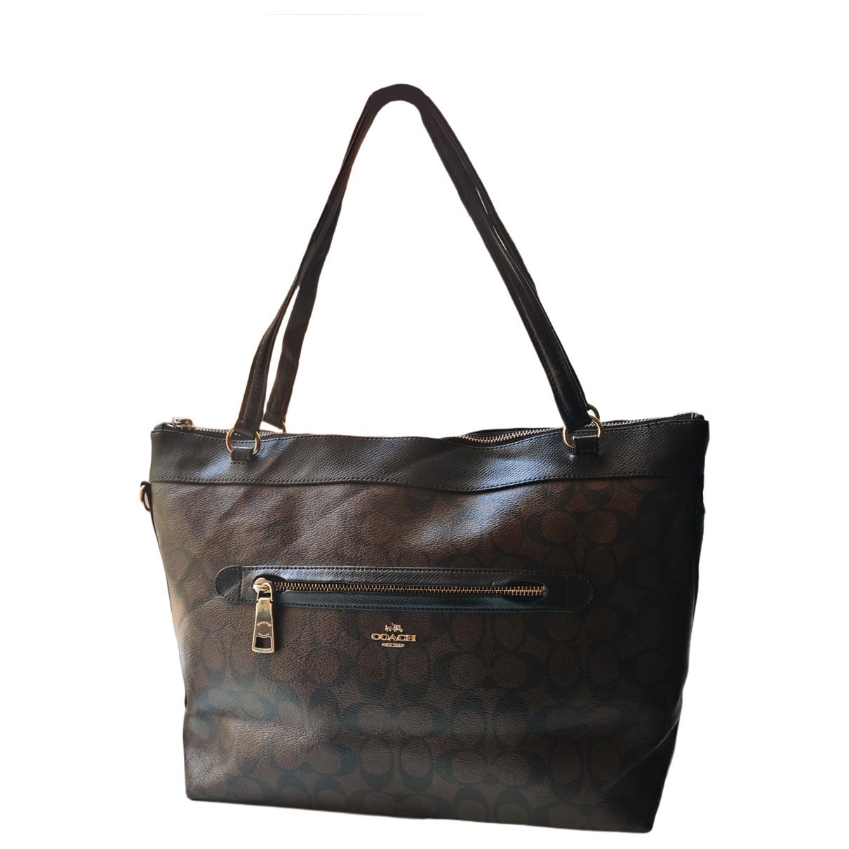 Leather tote