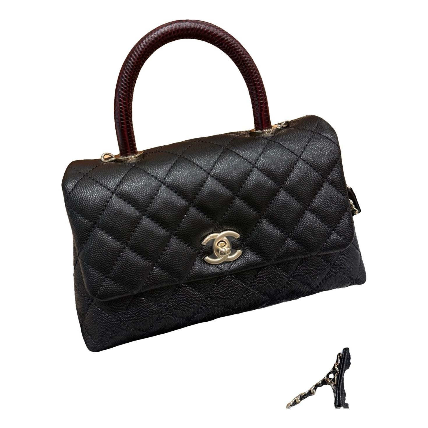 Coco Handle leather handbag