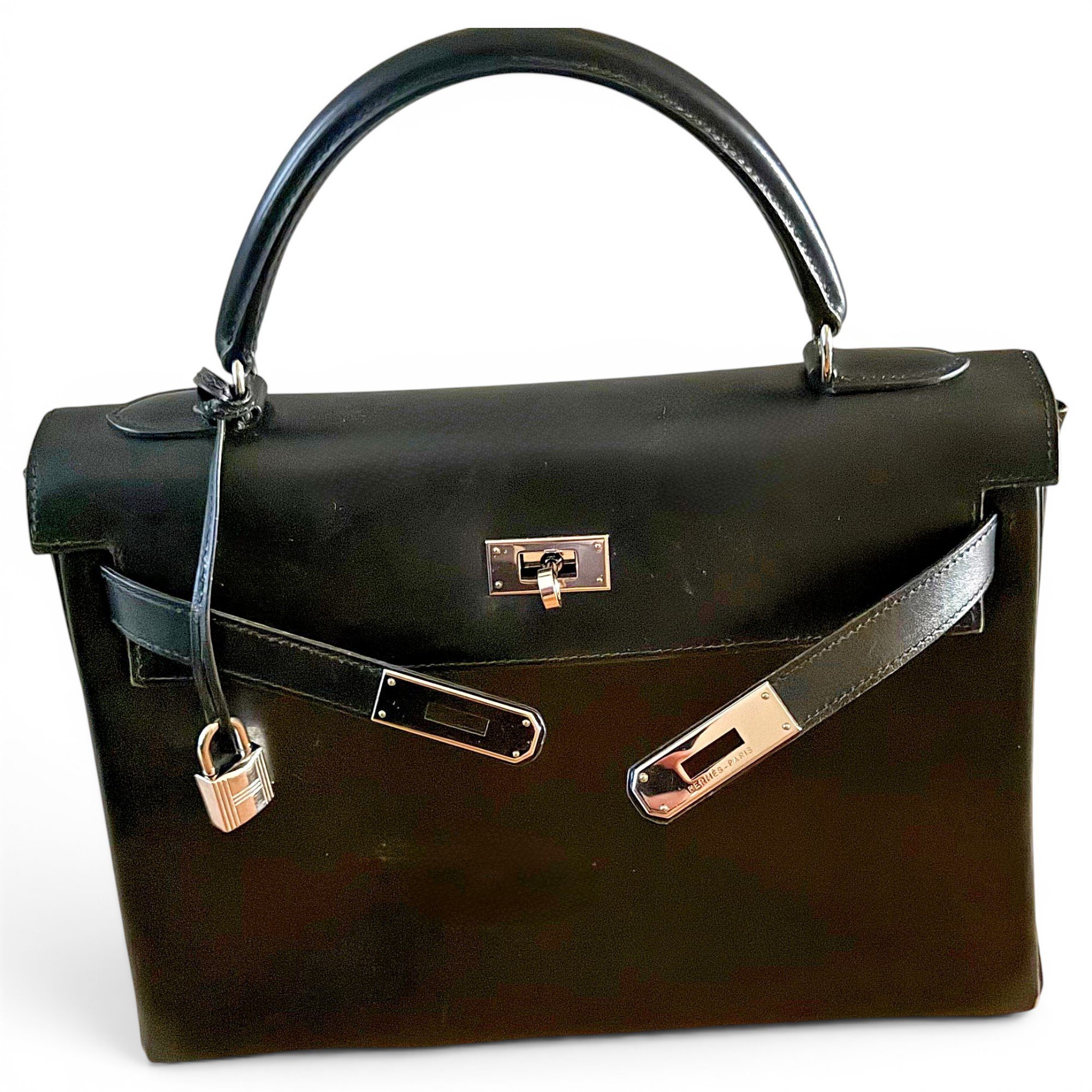 Kelly 32 leather handbag