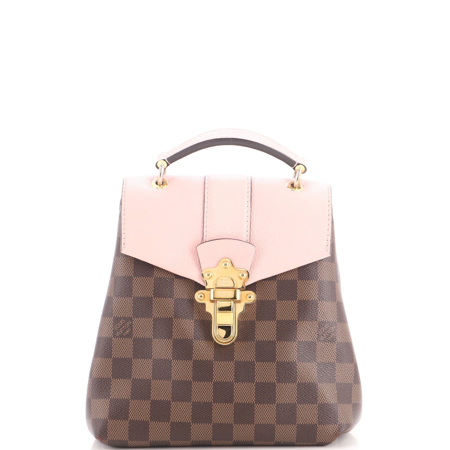 Clapton Backpack Damier and Leather