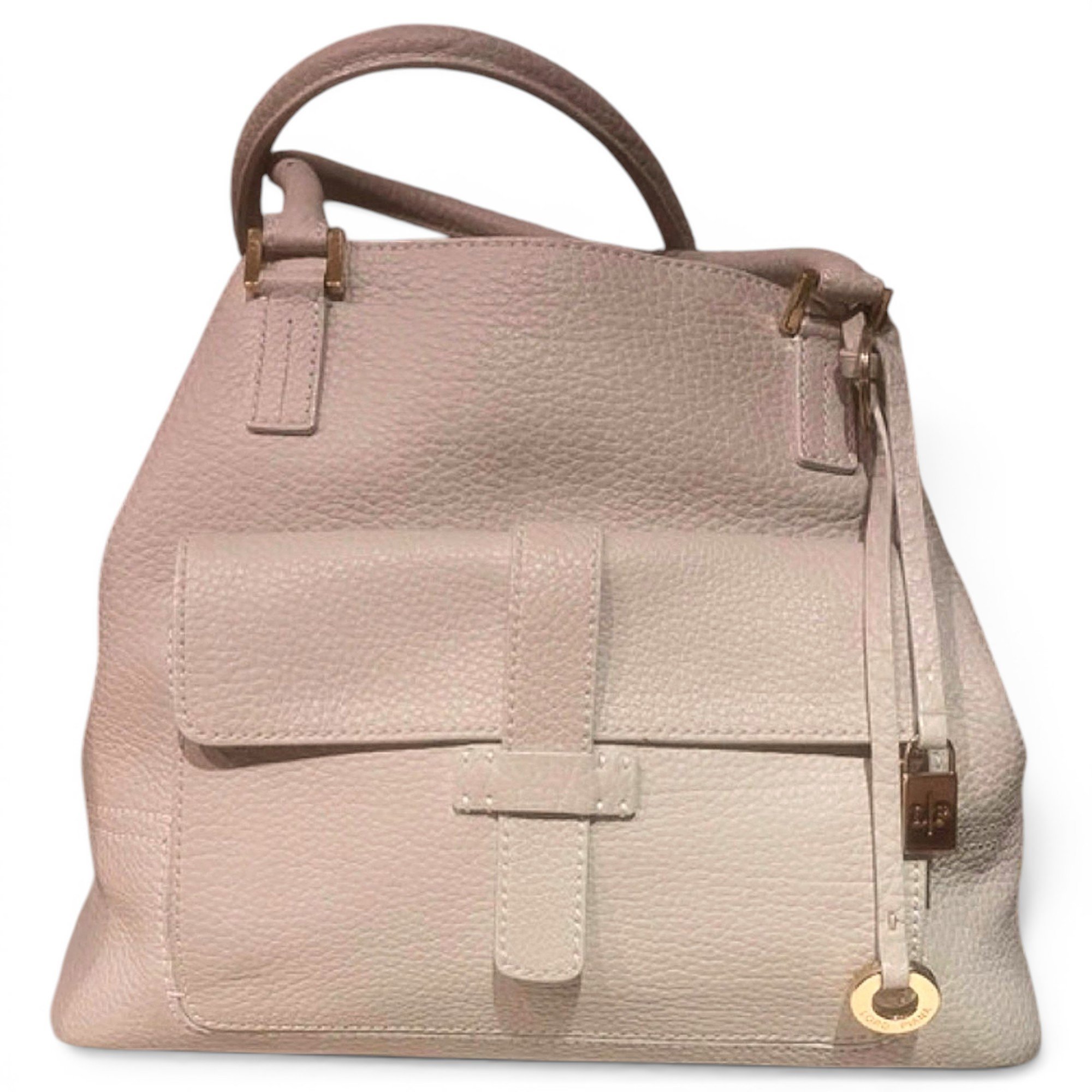 Loro Piana Bellevue leather handbag