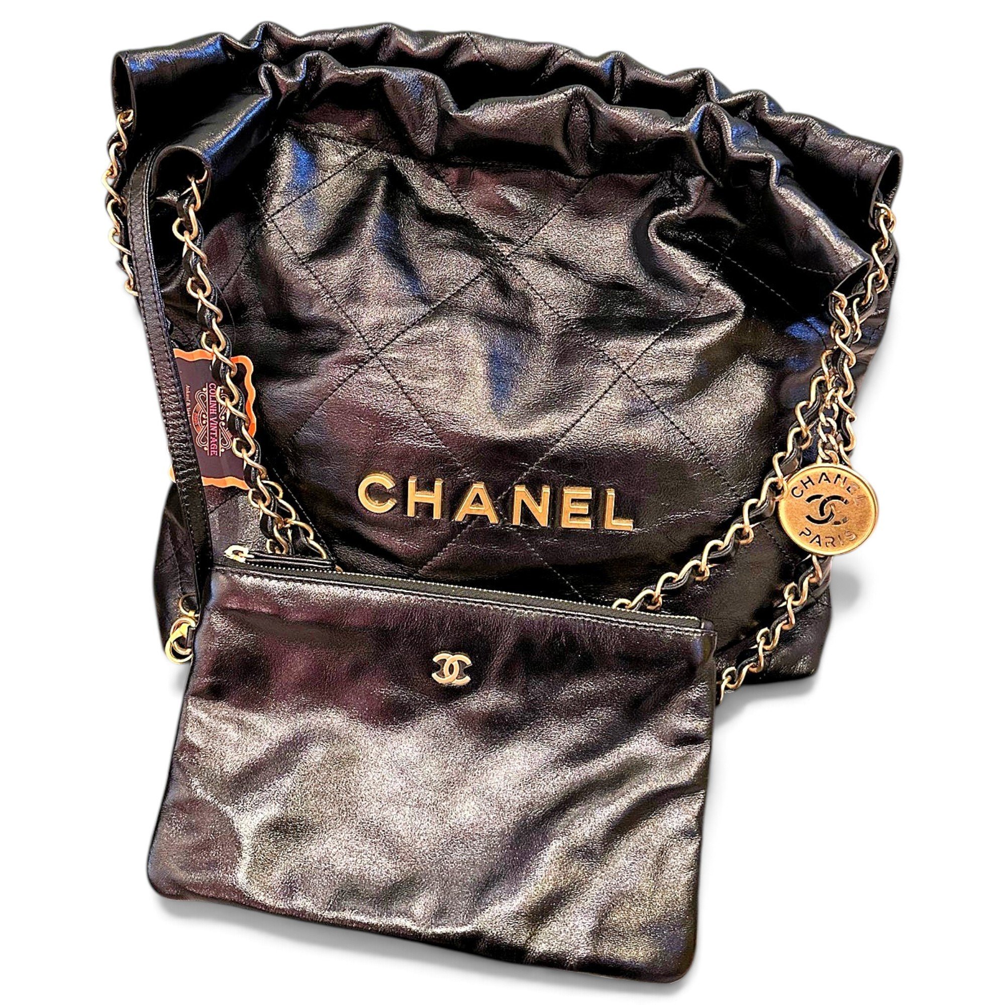 Chanel 22 leather handbag