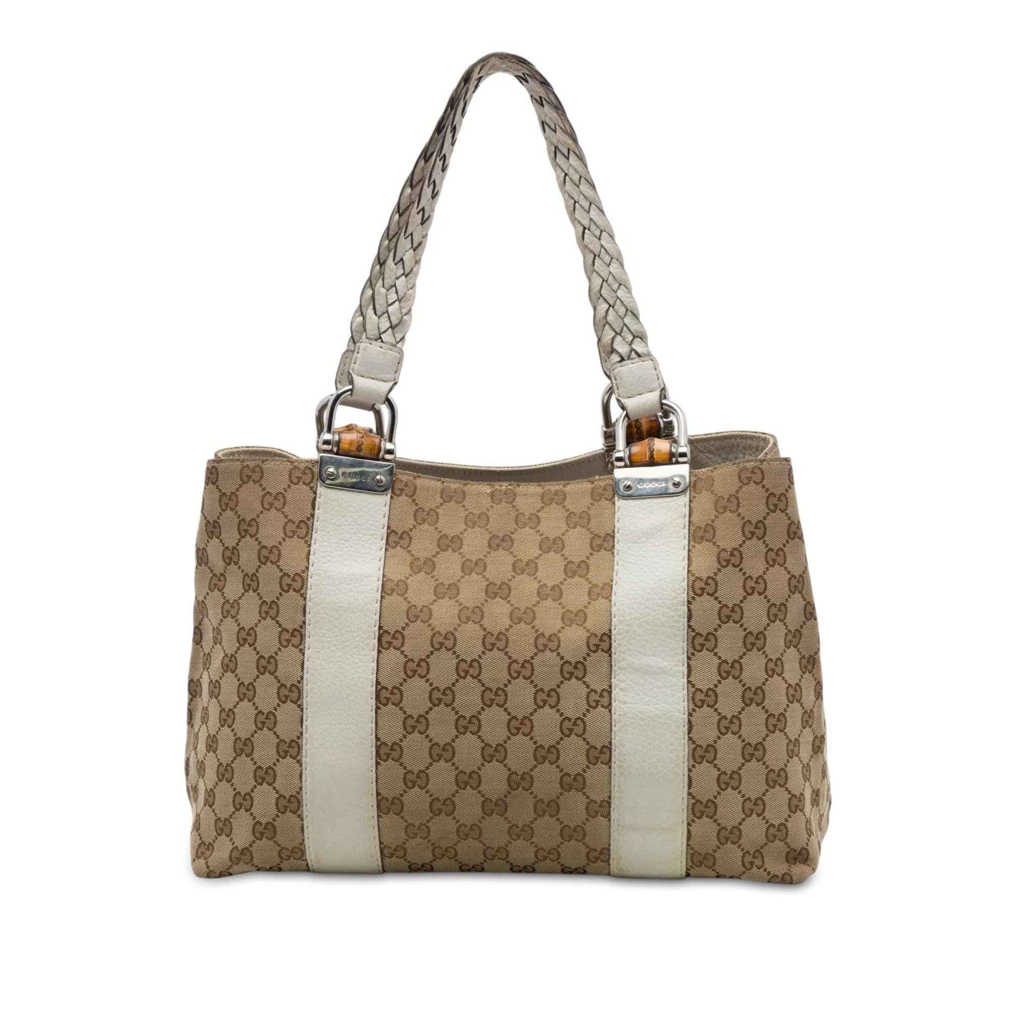 Bamboo leather handbag