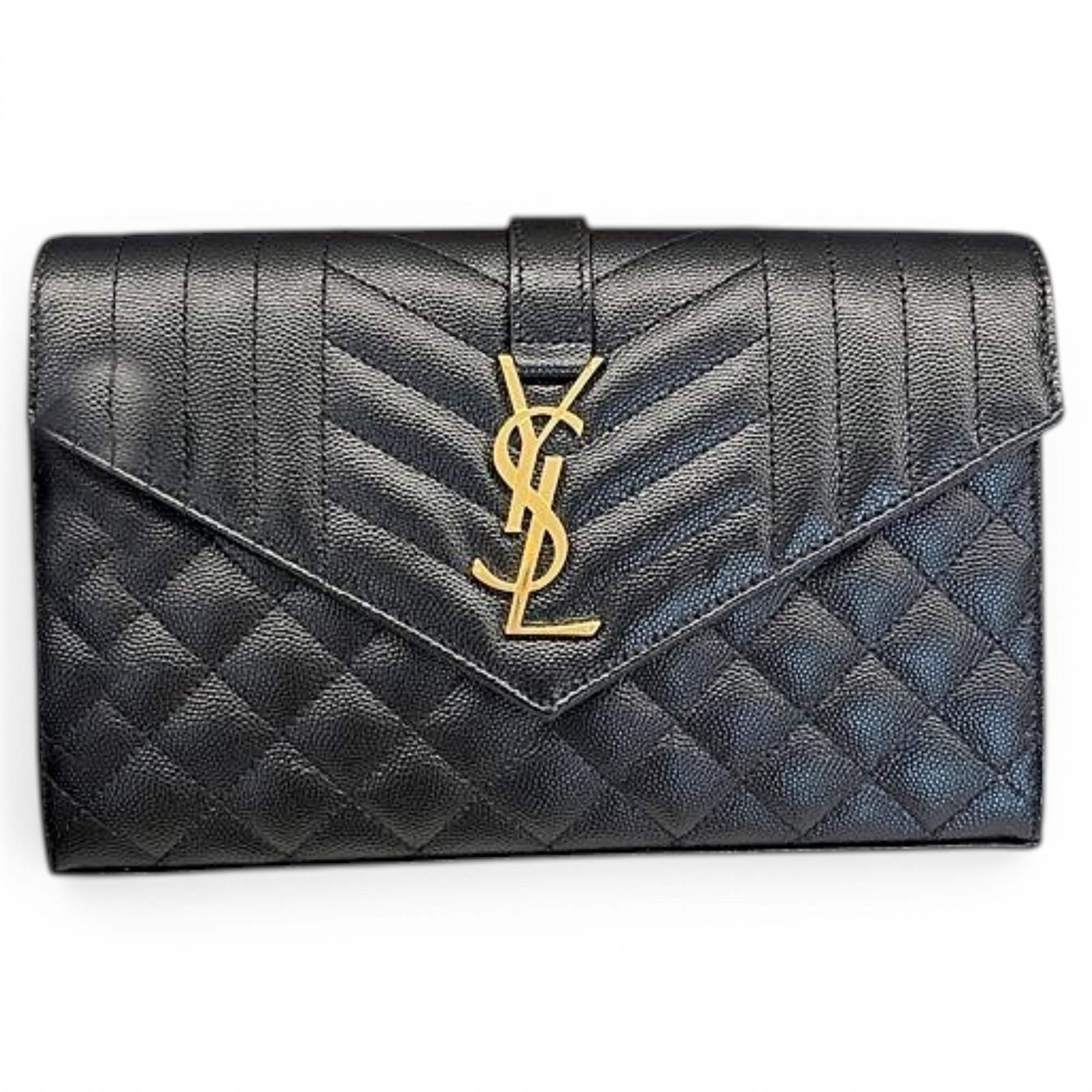 Envelope leather crossbody bag